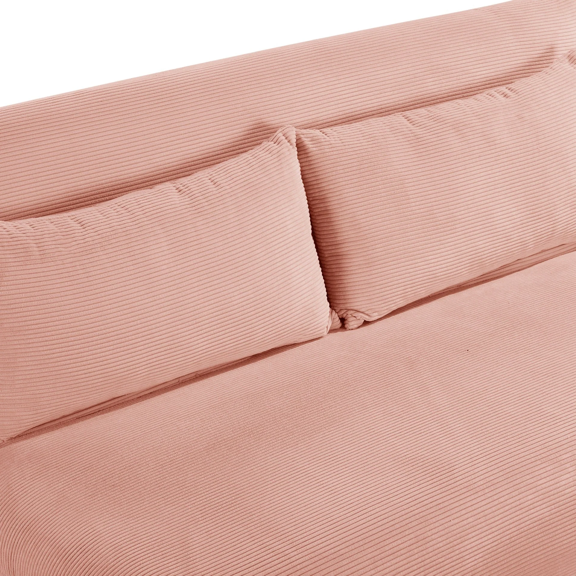 Hastings 2 Seater Fold-Out Sofa Bed - Pink - Image 8