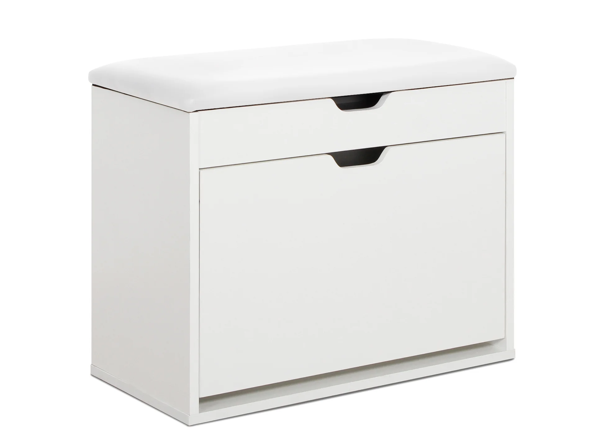 Hawea Shoe Rack Storage Cabinet 3 Layer - White - Image 4