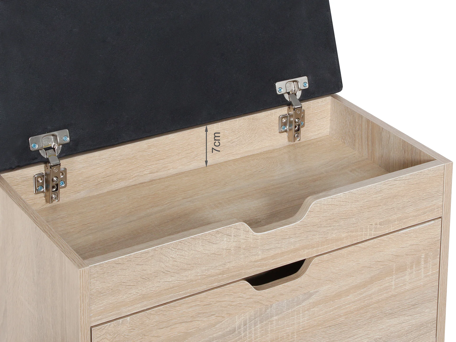 Hawea Wooden Shoe Rack 3 Layer - Oak - Image 5