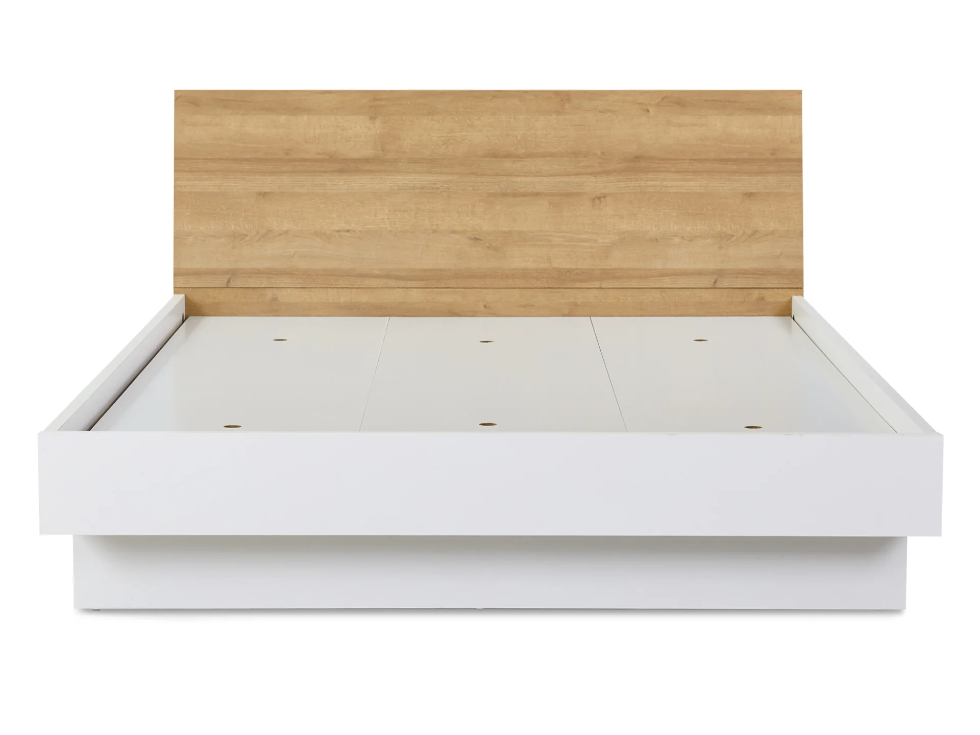 Hekla Queen Wooden Bed Frame - White - Image 3