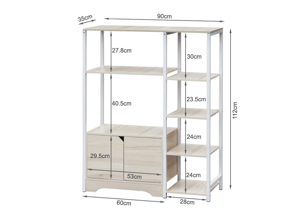 HELLIER Multipurpose Kitchen Storage Shelf - Image 6