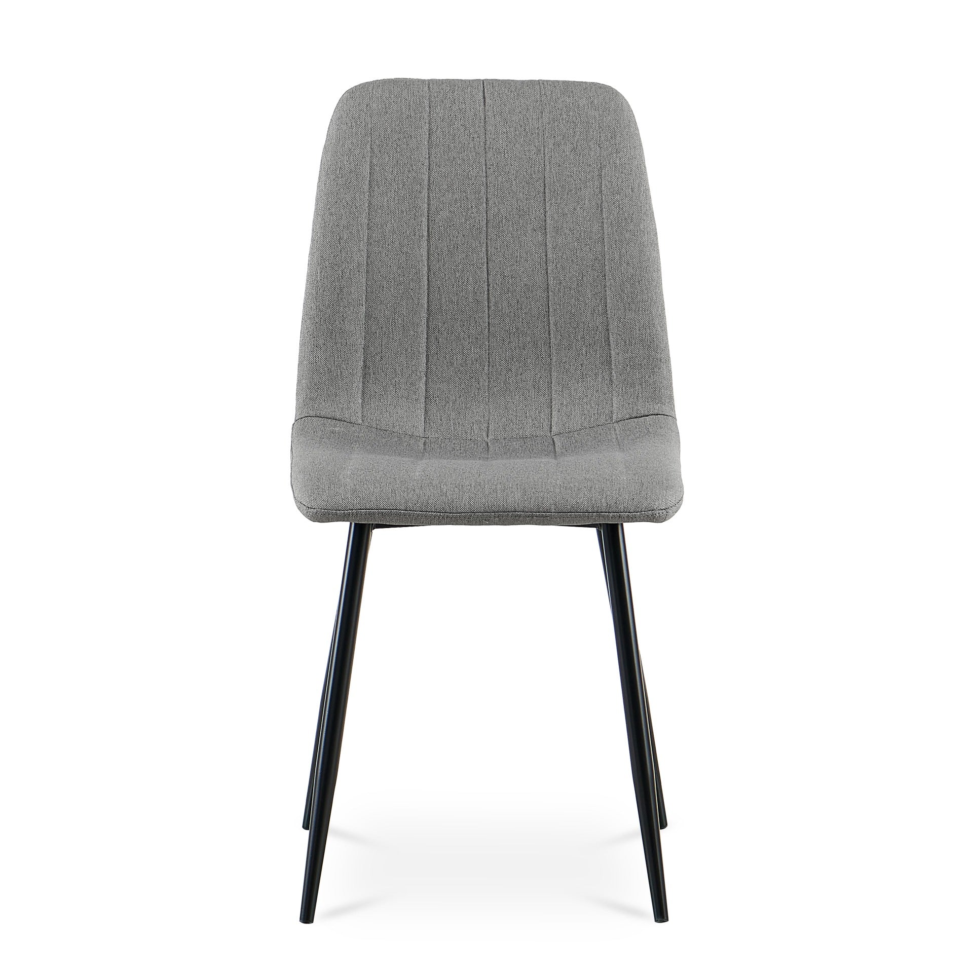 Holland Fabric Dining Chair - Set of 4 - Grey - Image 8