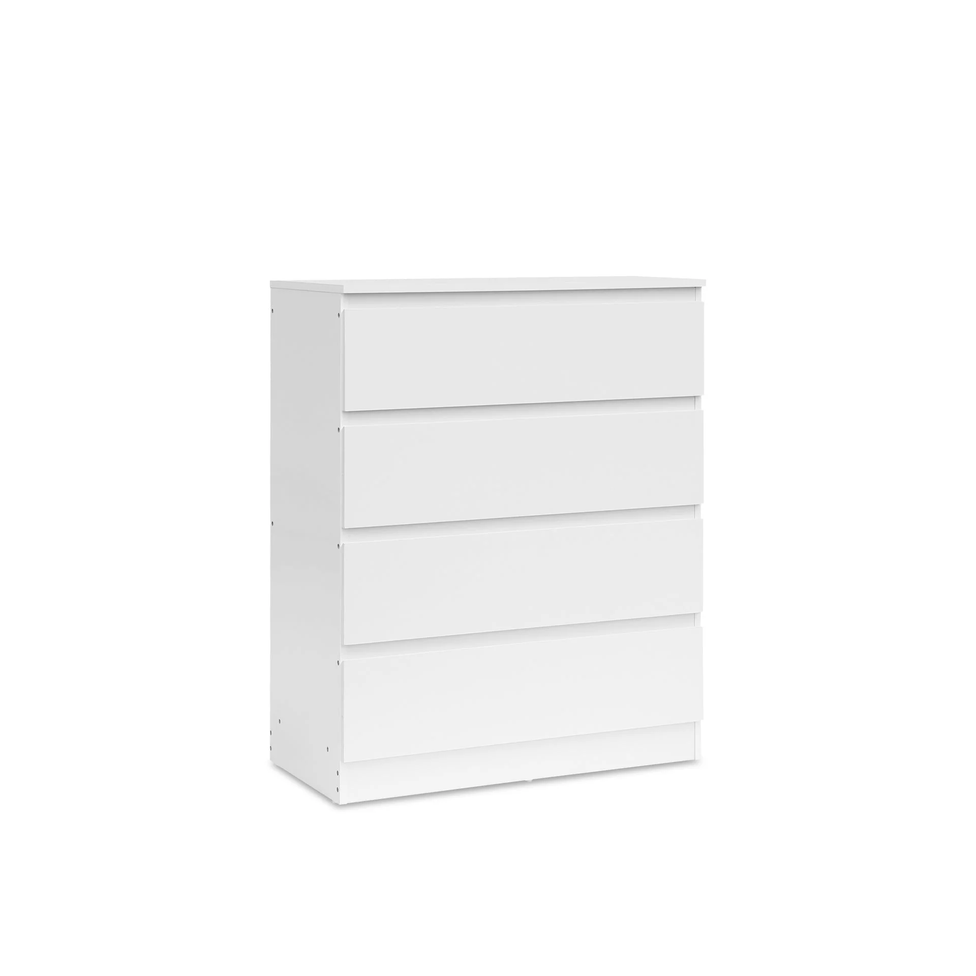 Hollis 4 Drawers Tallboy - White - Image 5