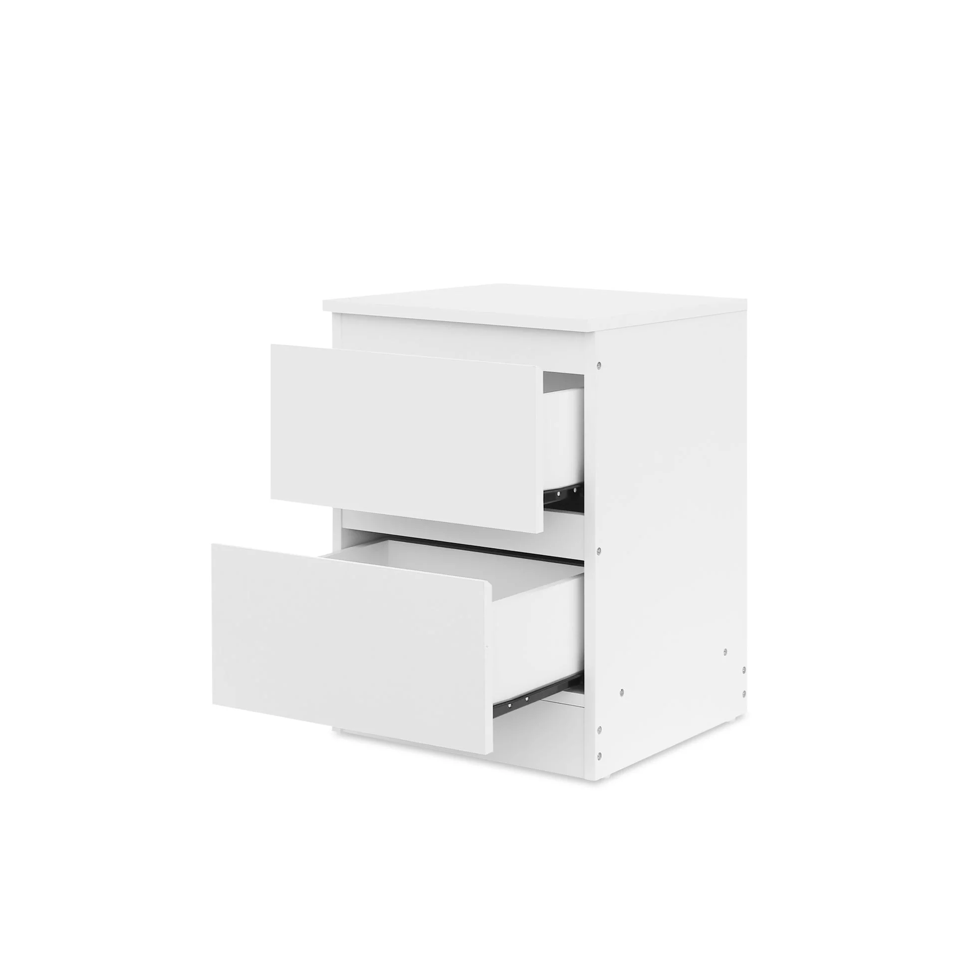 Hollis Bedside Table - White - Image 7