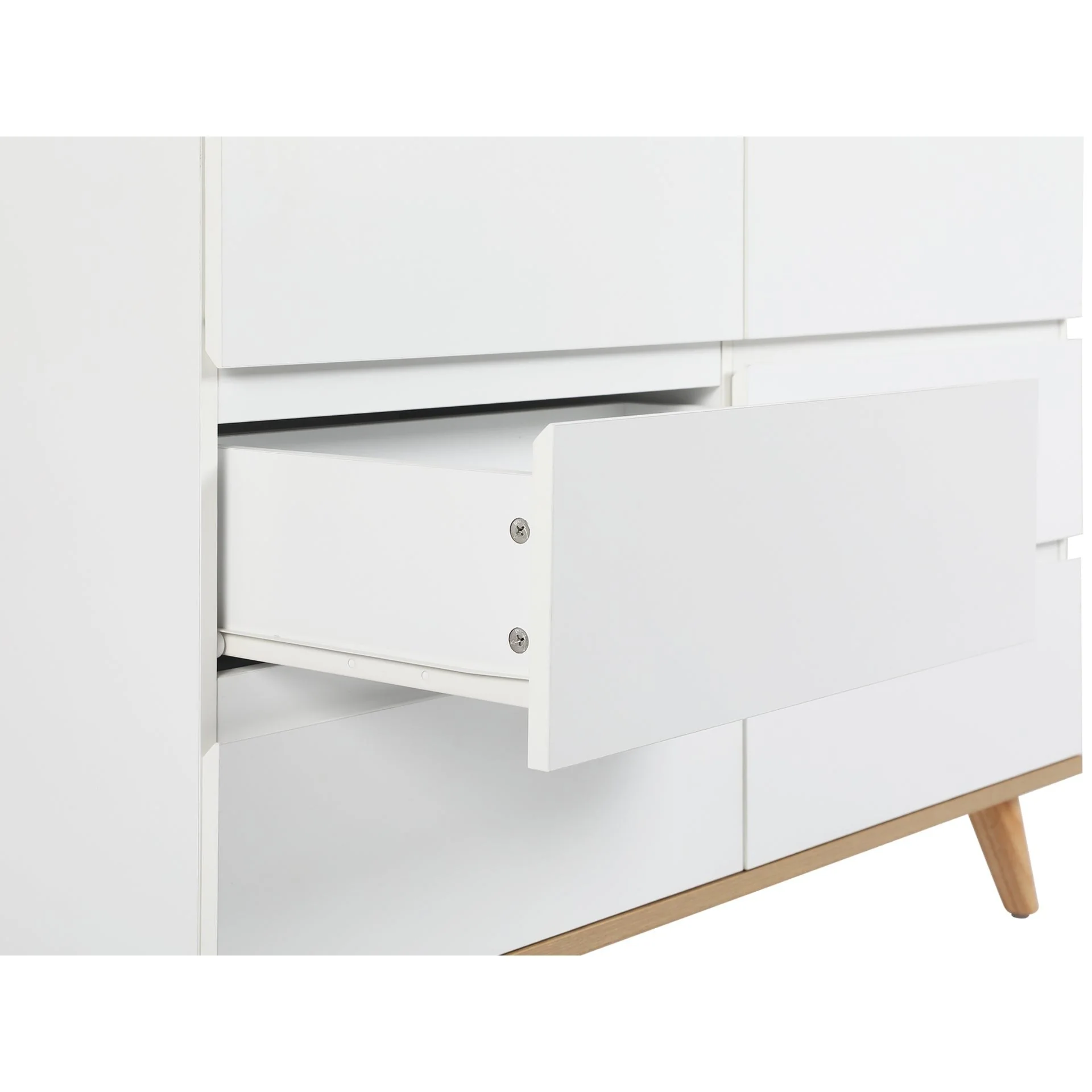 Hudson 6 Drawers Lowboy - White - Image 12