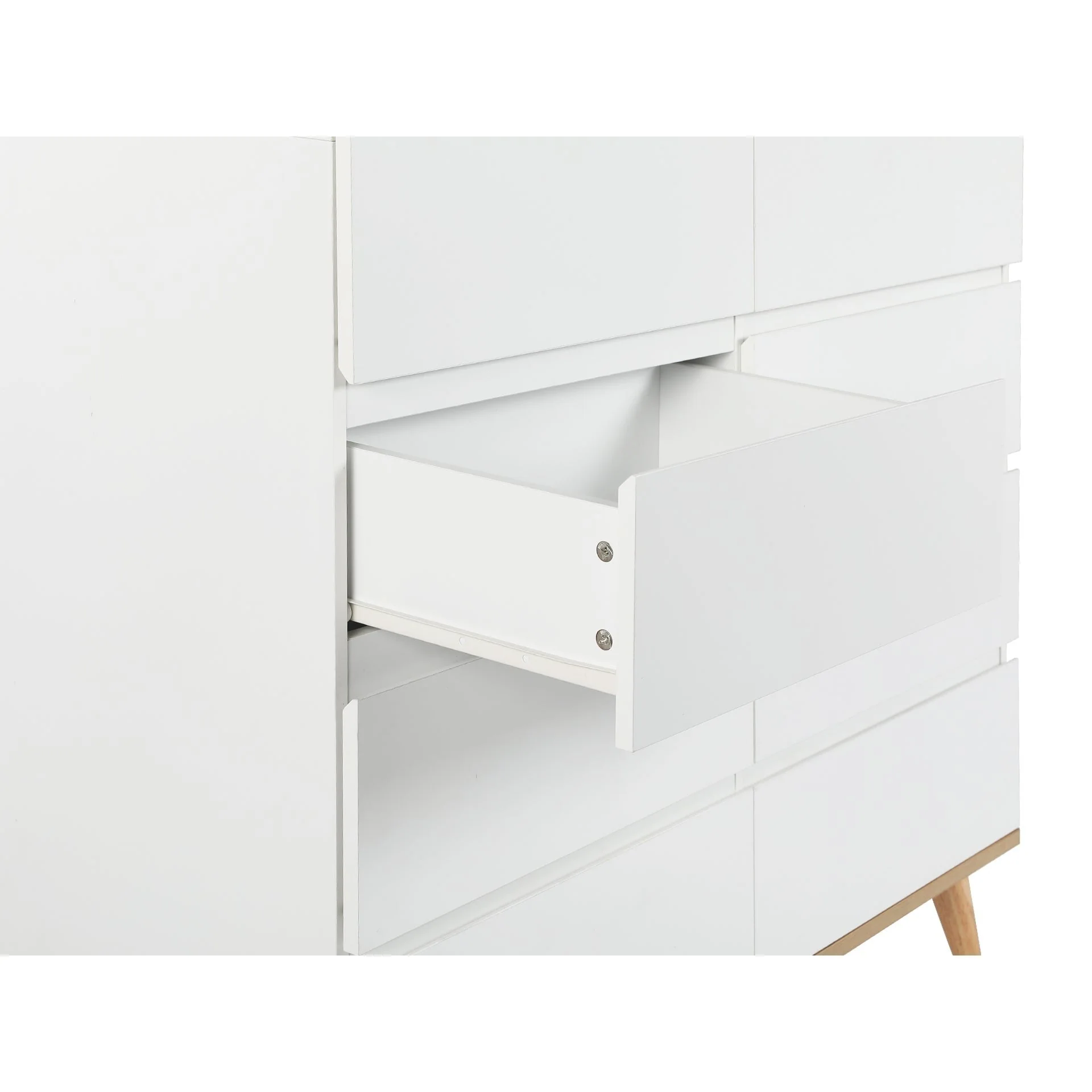 Hudson 8 Drawers Lowboy - White - Image 10