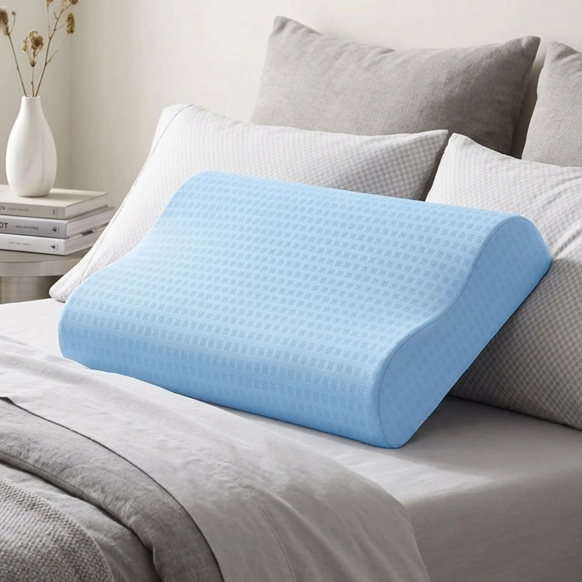 IceContour Memory Foam Pillow 60 x 35 x 10/12 cm - Image 7
