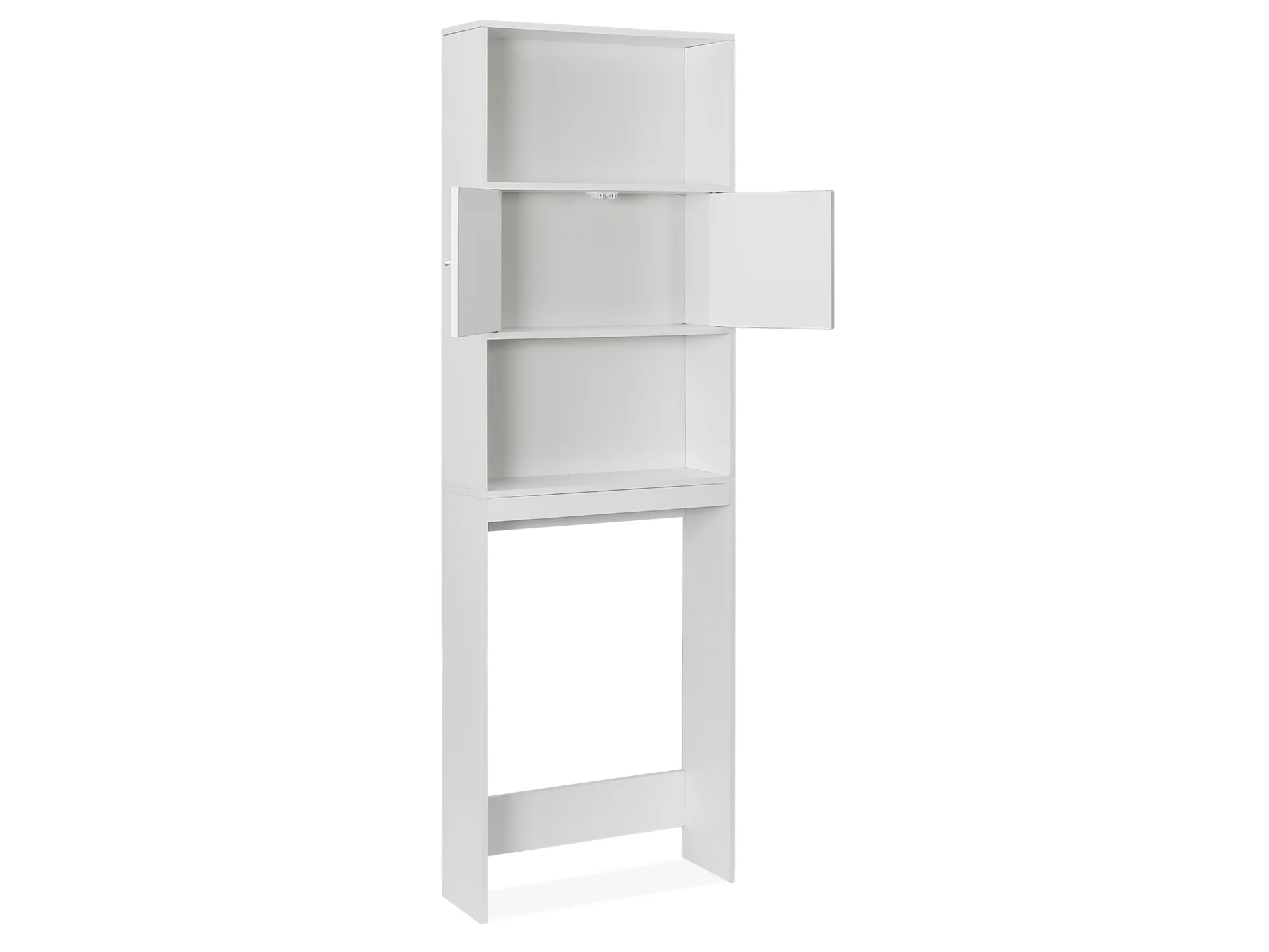 Ilmen Bathroom Over Toilet Shelf Storage - White - Image 4
