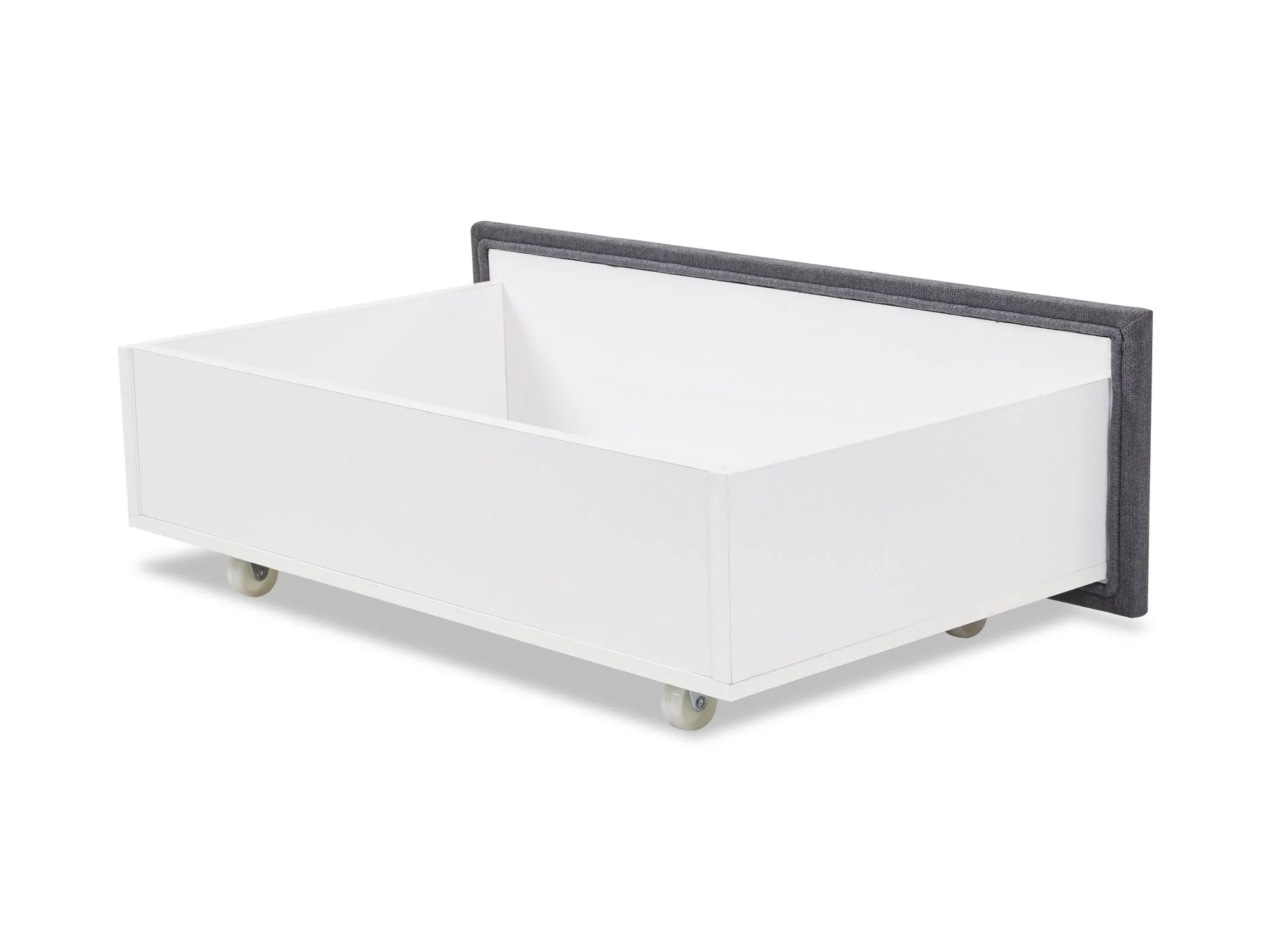 JULIAN King Bed with Drawers - DARK GREY - Image 9