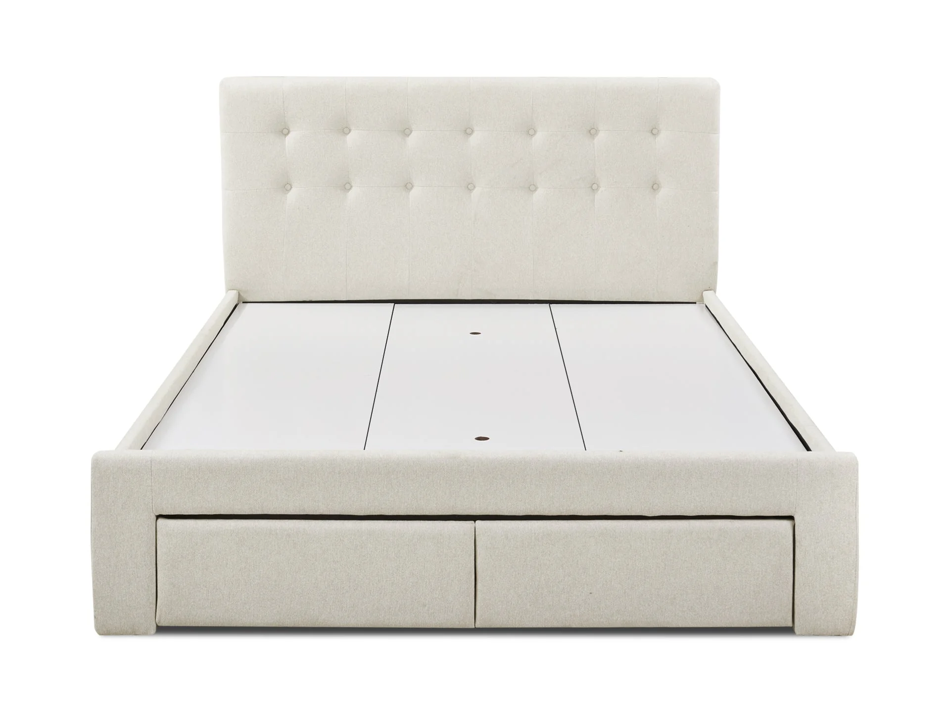 JULIAN Queen Bed with Drawers - BEIGE - Image 3