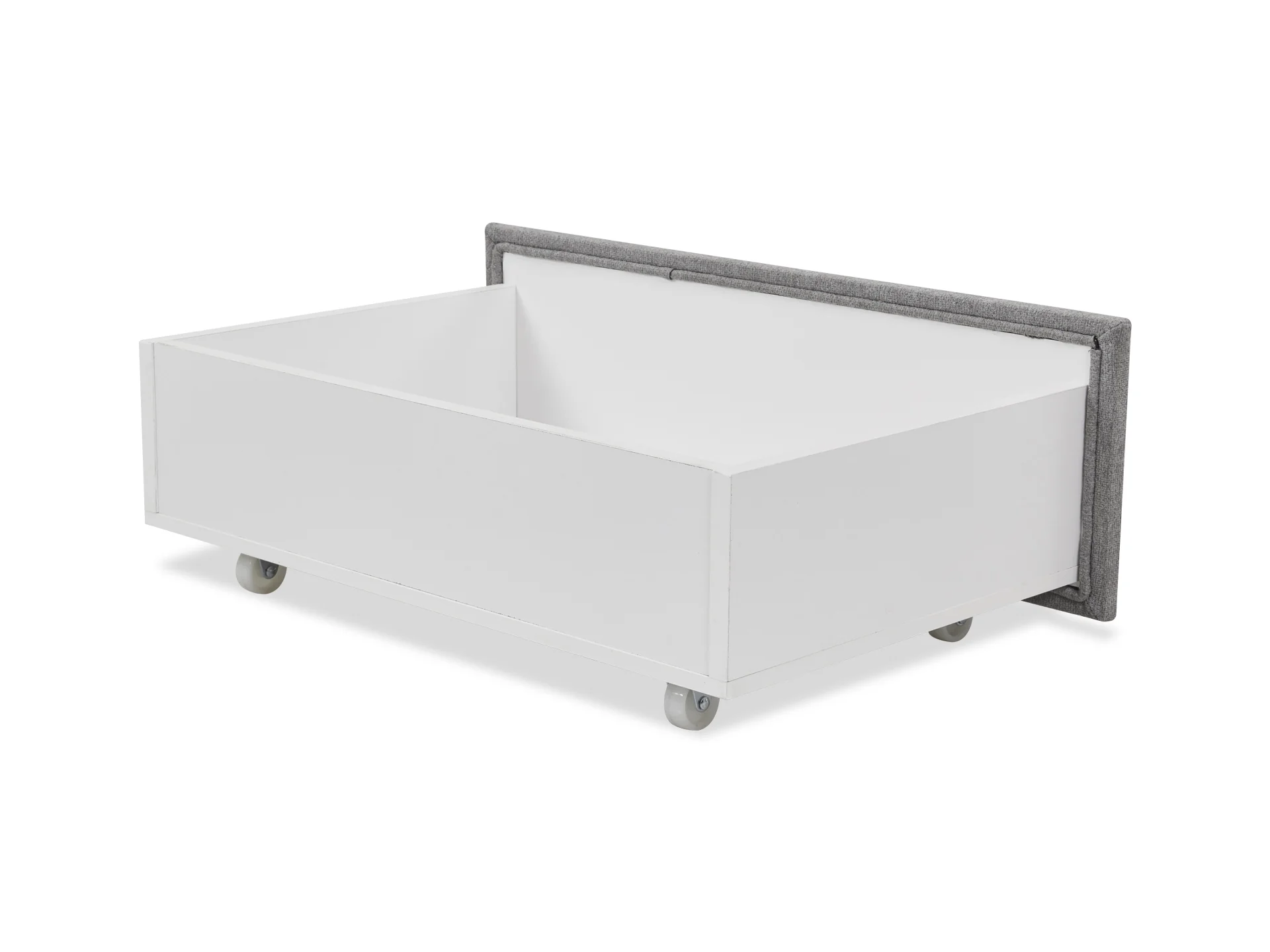 JULIAN Queen Bed with Drawers - LIGHT GREY - Image 9