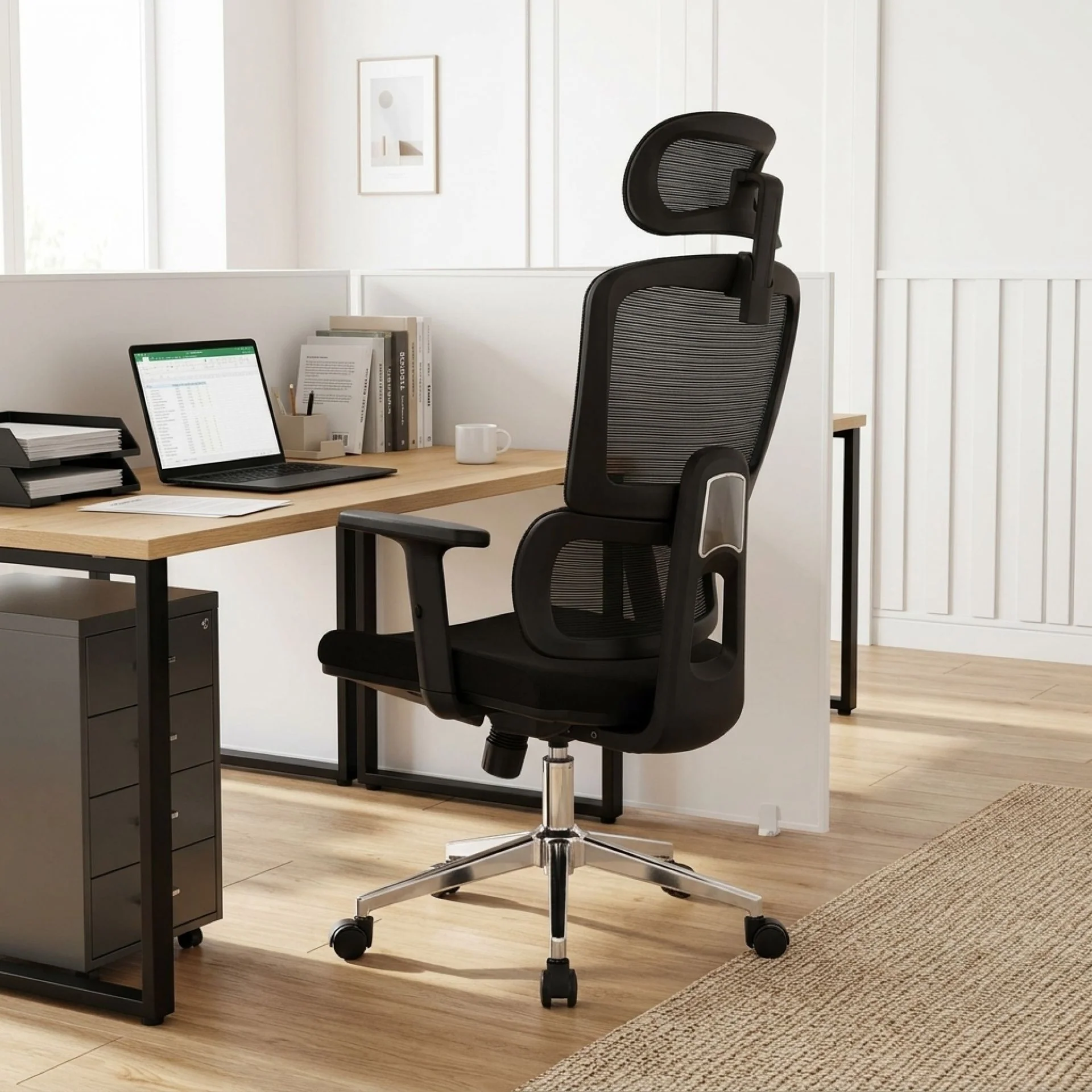 Juno Office Chair - Black - Image 2