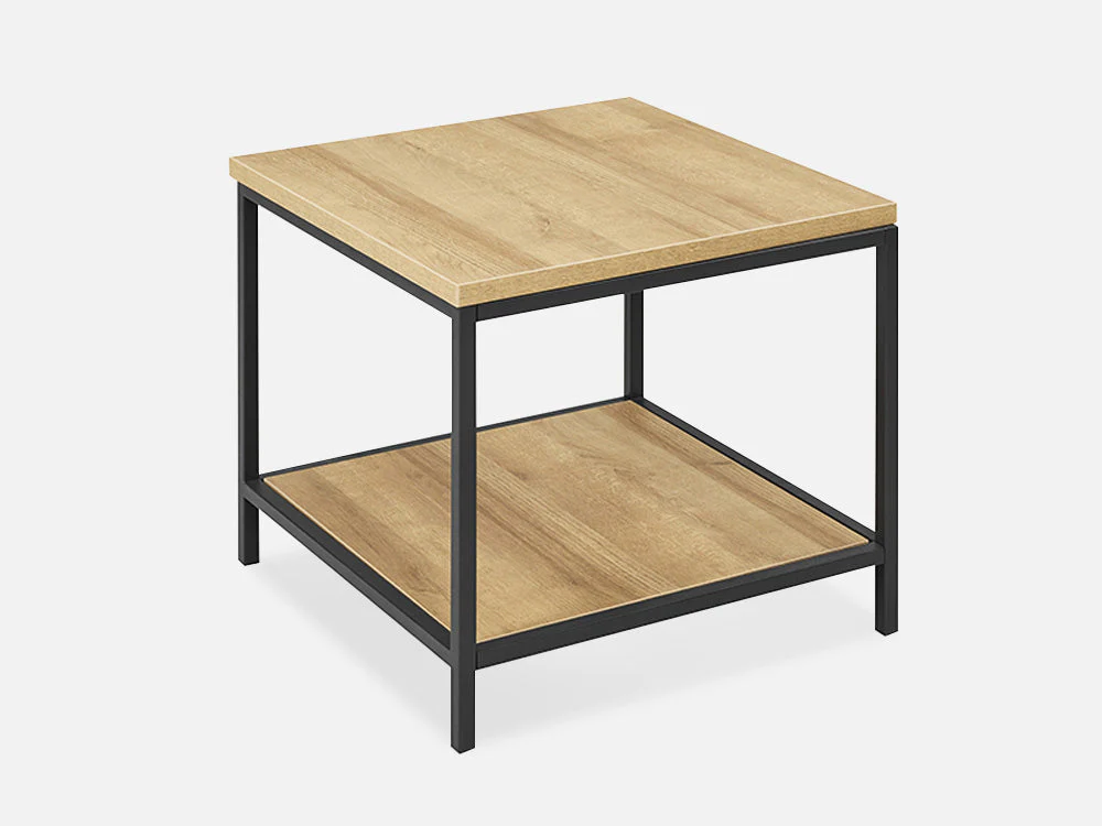 KADEN Square Coffee Table - OAK - Image 2