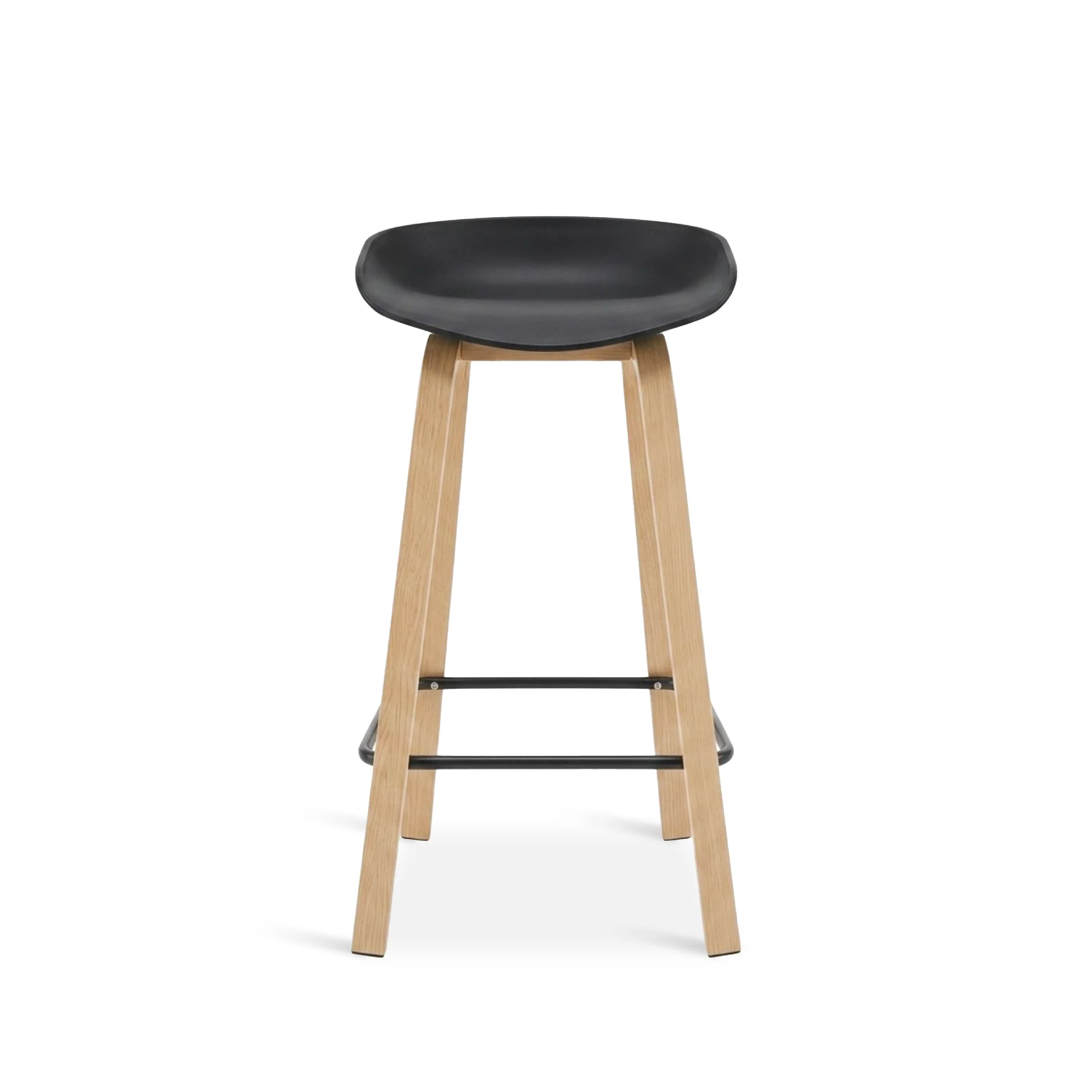 Kai Metal Bar Stool 75cm - Set of 4 - Black - Image 8