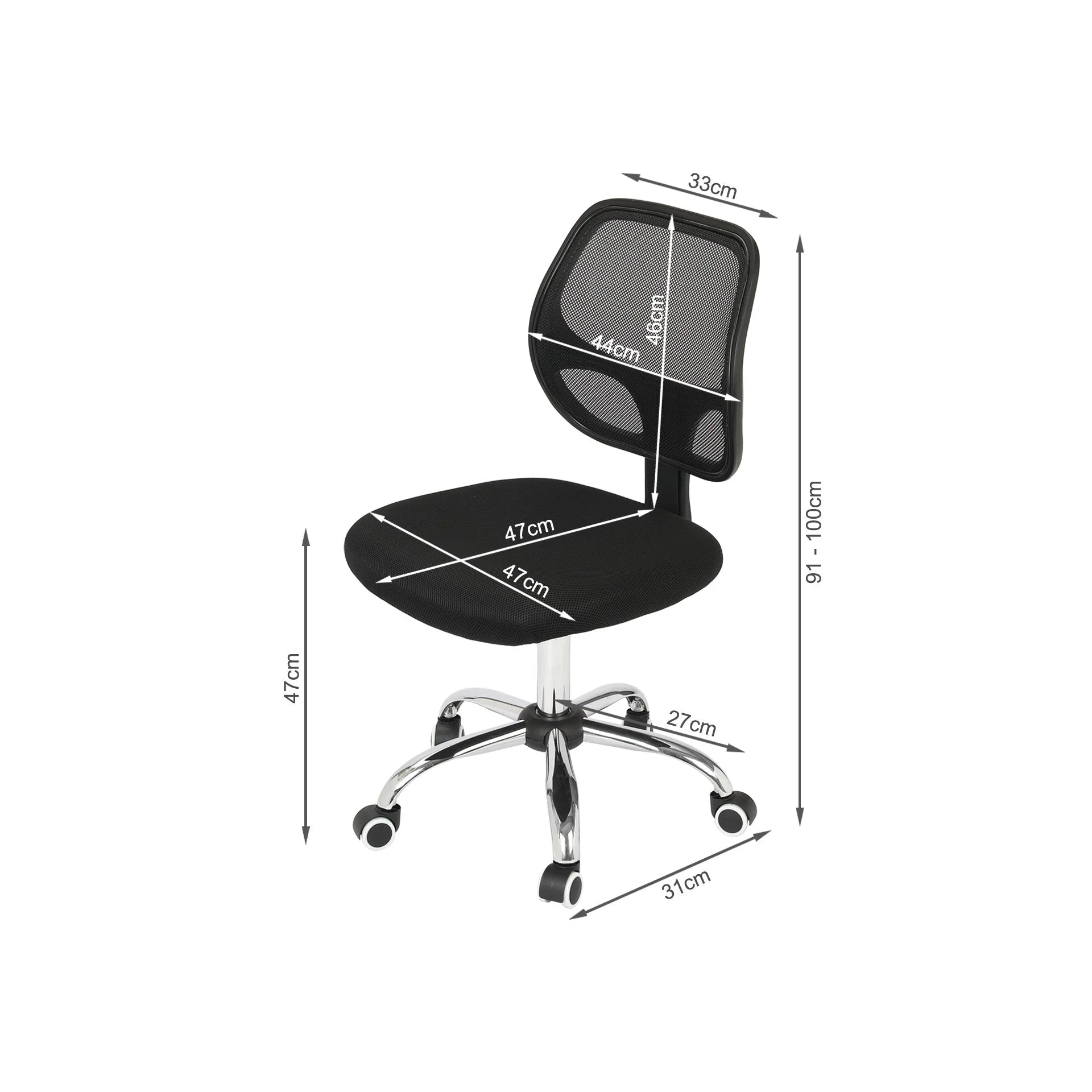 Kary Office Chair - Black - Image 10