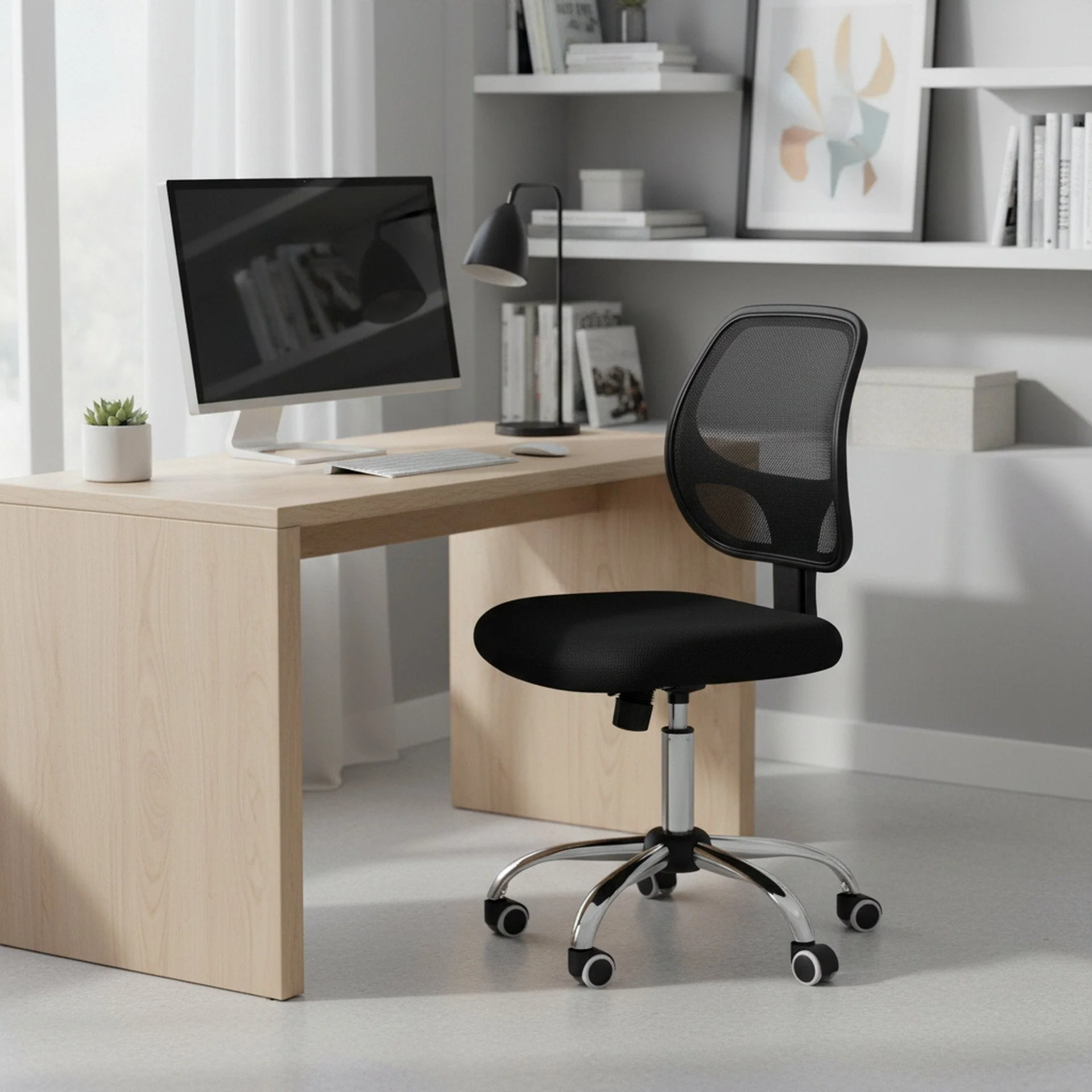Kary Office Chair - Black - Image 3