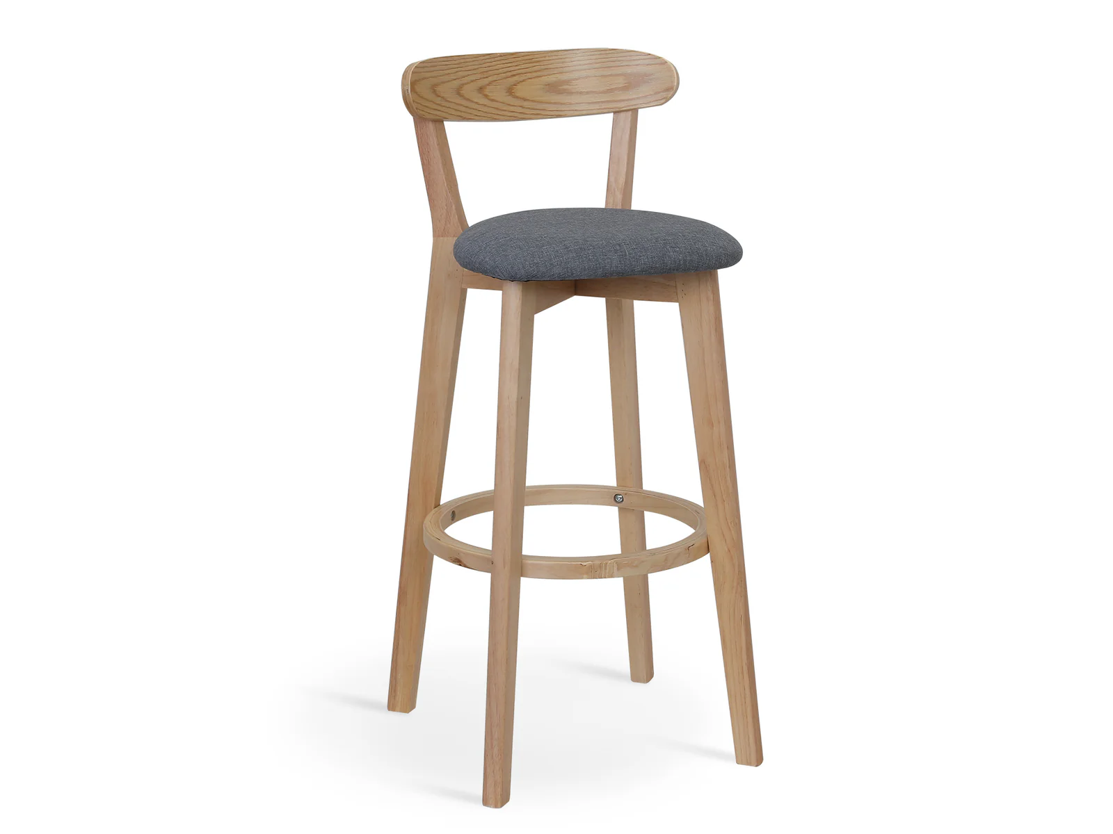 KATE Bar Stool Wooden Barstool 2PCS - Image 3
