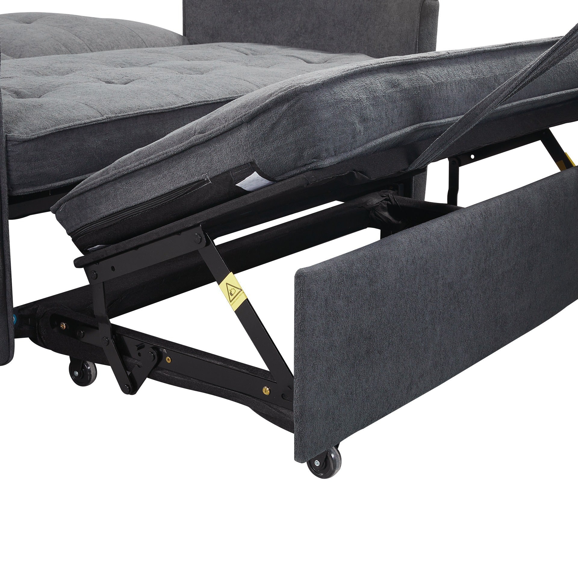 Kauri Boucle  2 Seater Sofa Bed - Dark Grey - Image 22