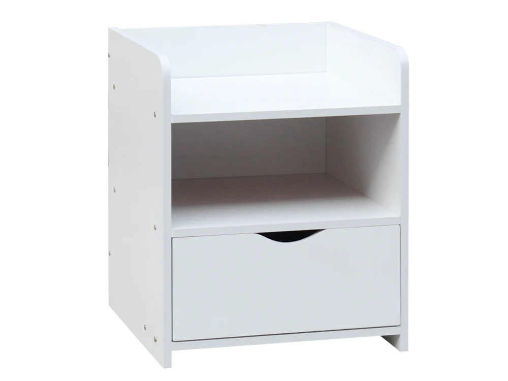 KNOX Bedside Table - WHITE - Image 6