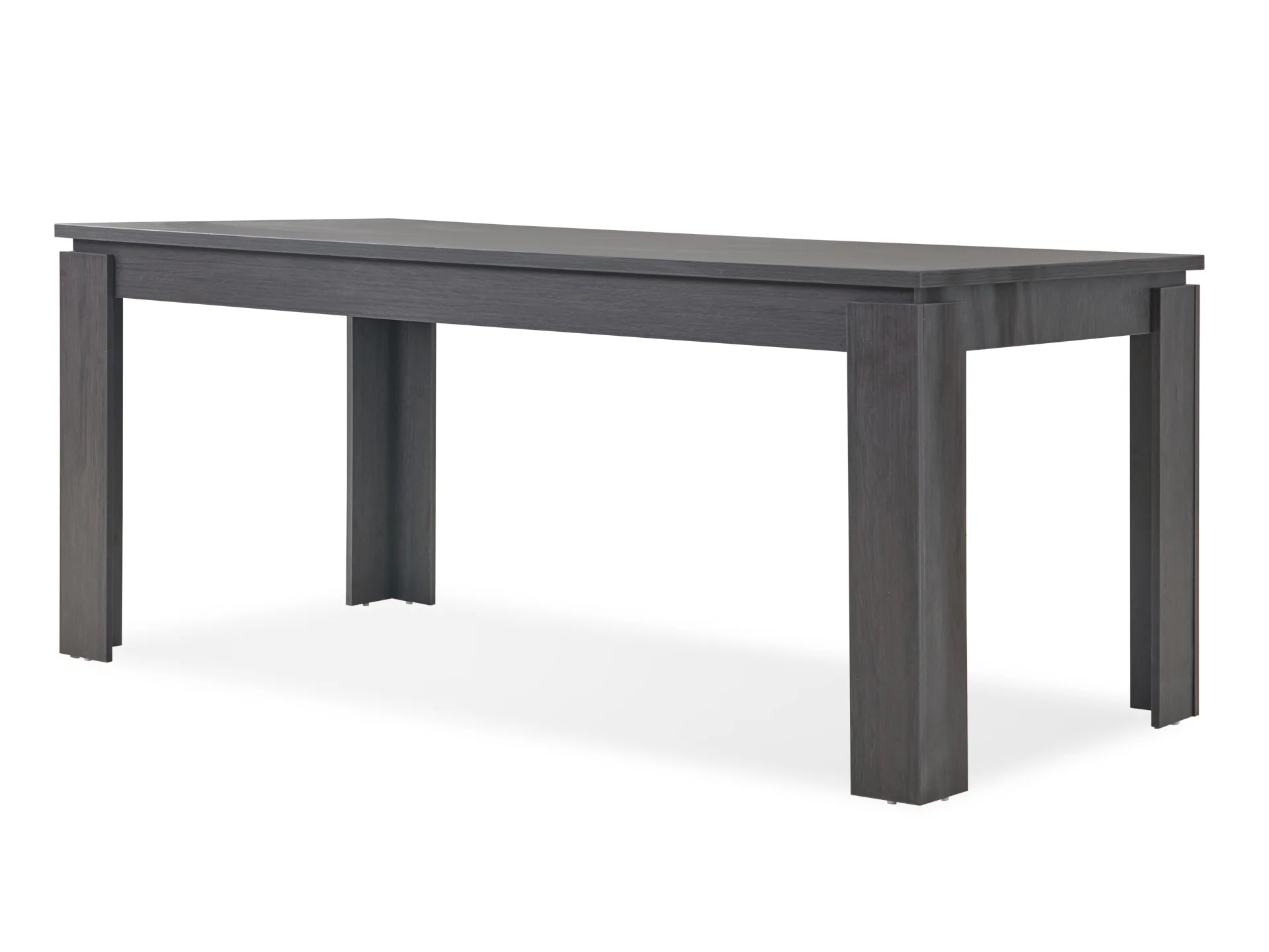 KODA Dining Table Rectangle 180x90cm - BLACK - Image 5