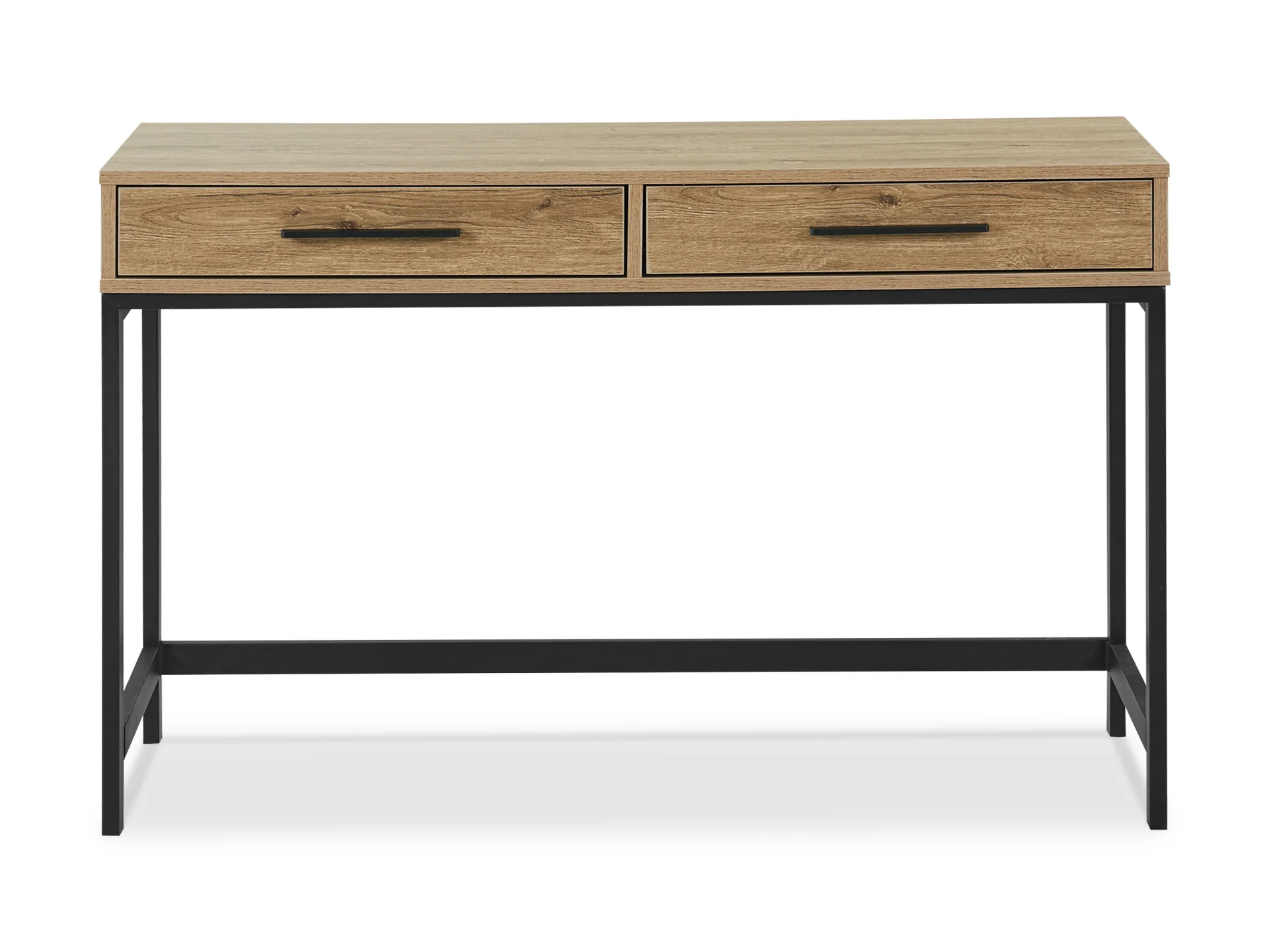 Lennox 120cm Computer Desk - Dark Oak - Image 3