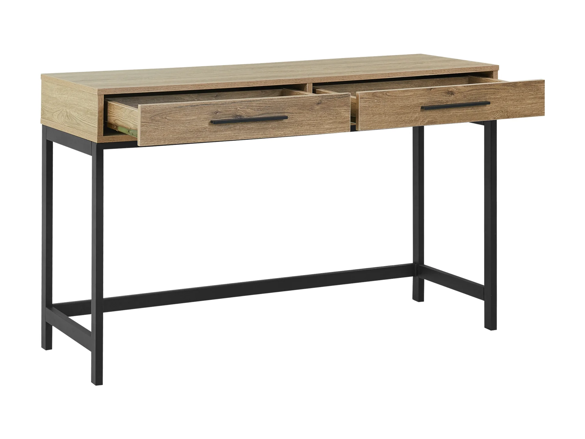 Lennox 120cm Computer Desk - Dark Oak - Image 4