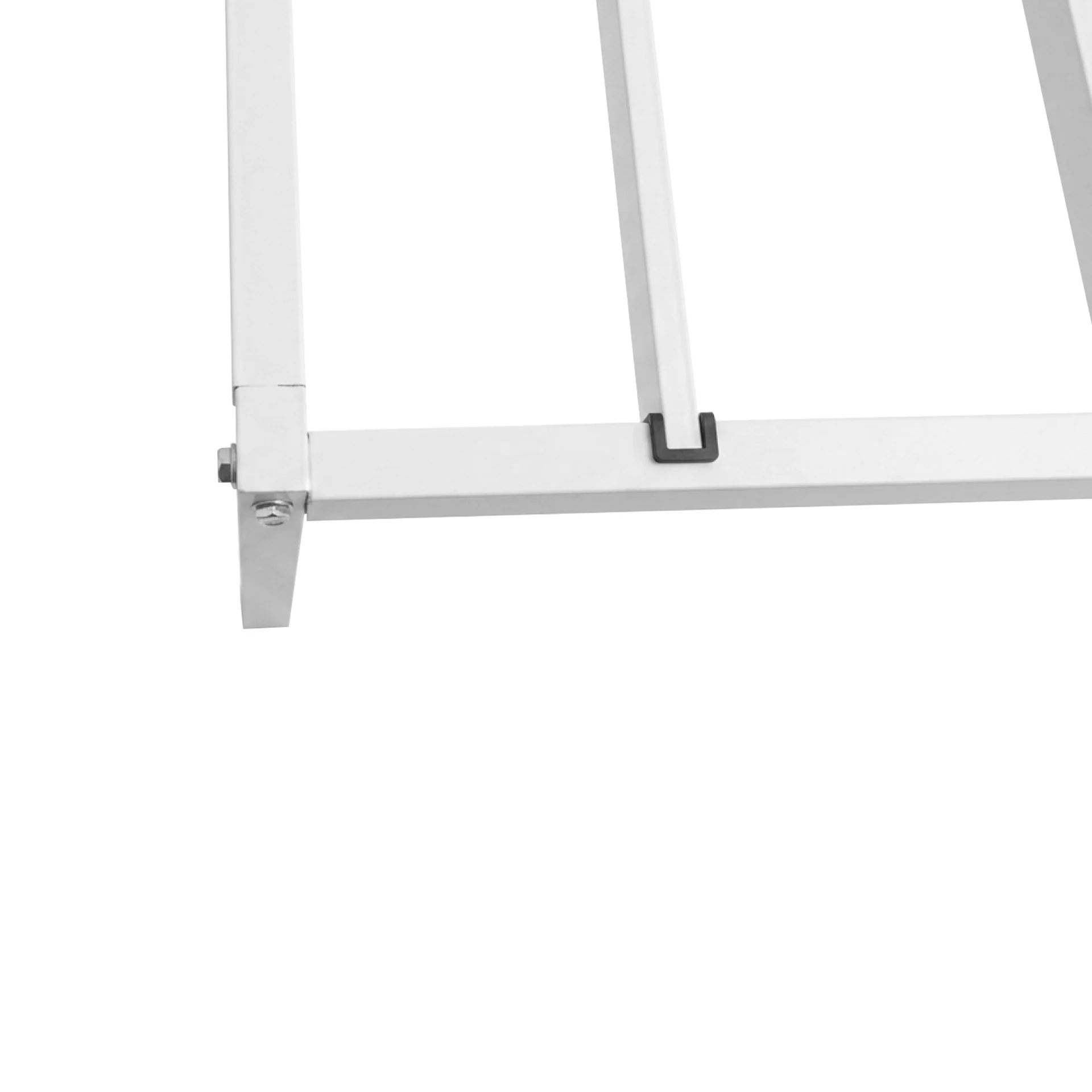 Lite Single Metal Bed Frame - White - Image 11