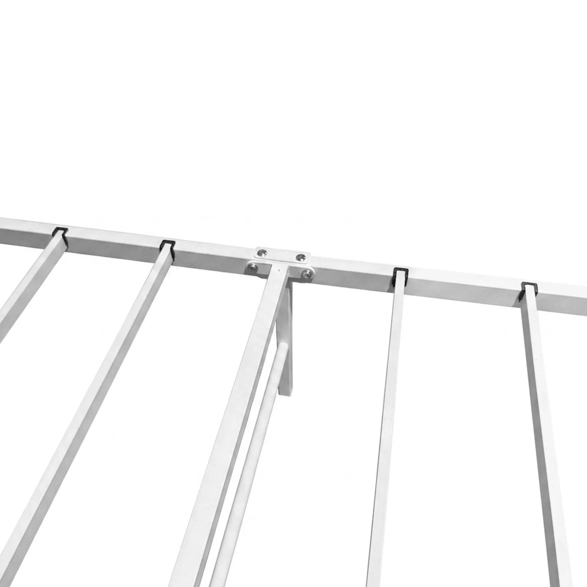 Lite Single Metal Bed Frame - White - Image 9