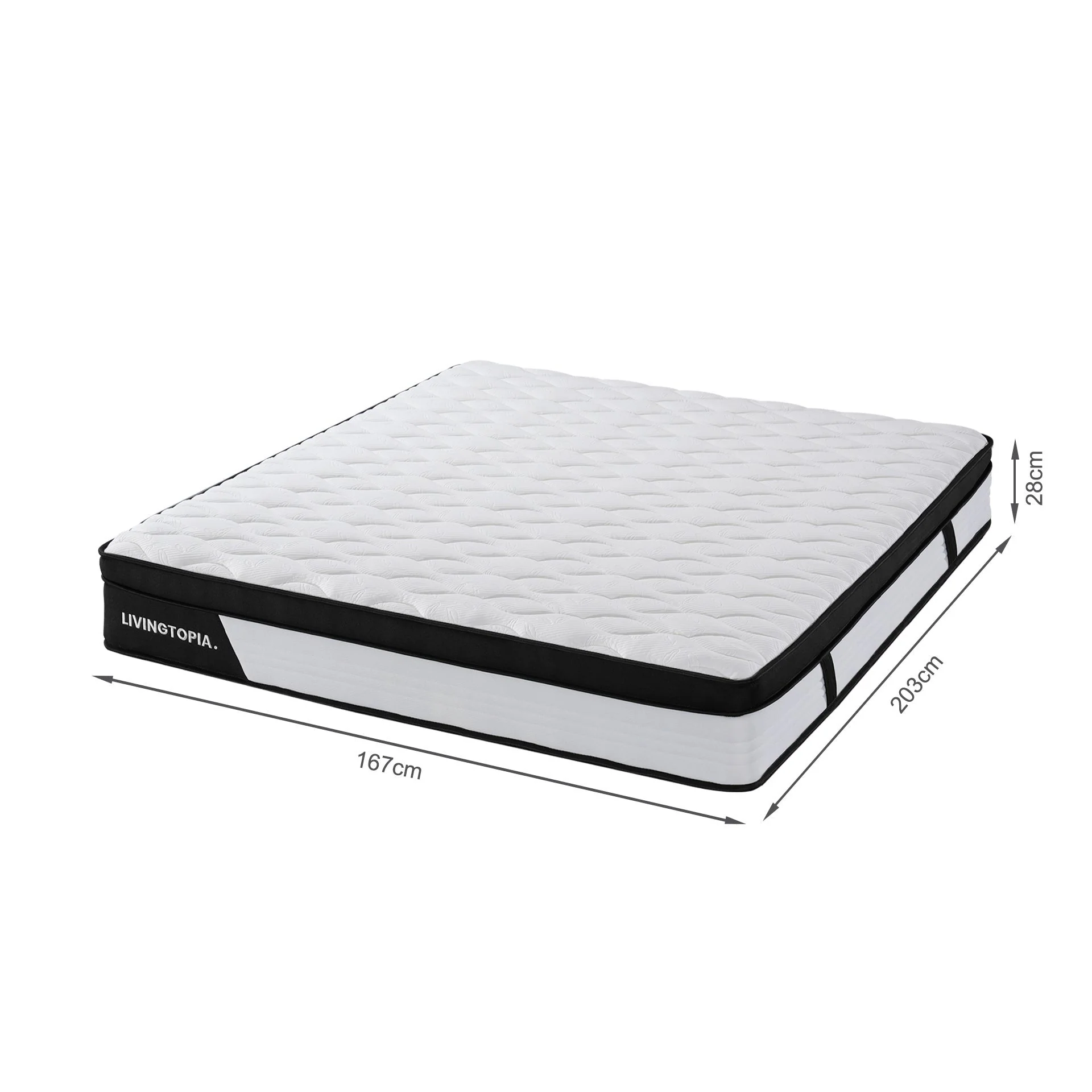 Bamboo Pro 5 Zone Pocket Spring Mattress - King - Image 10