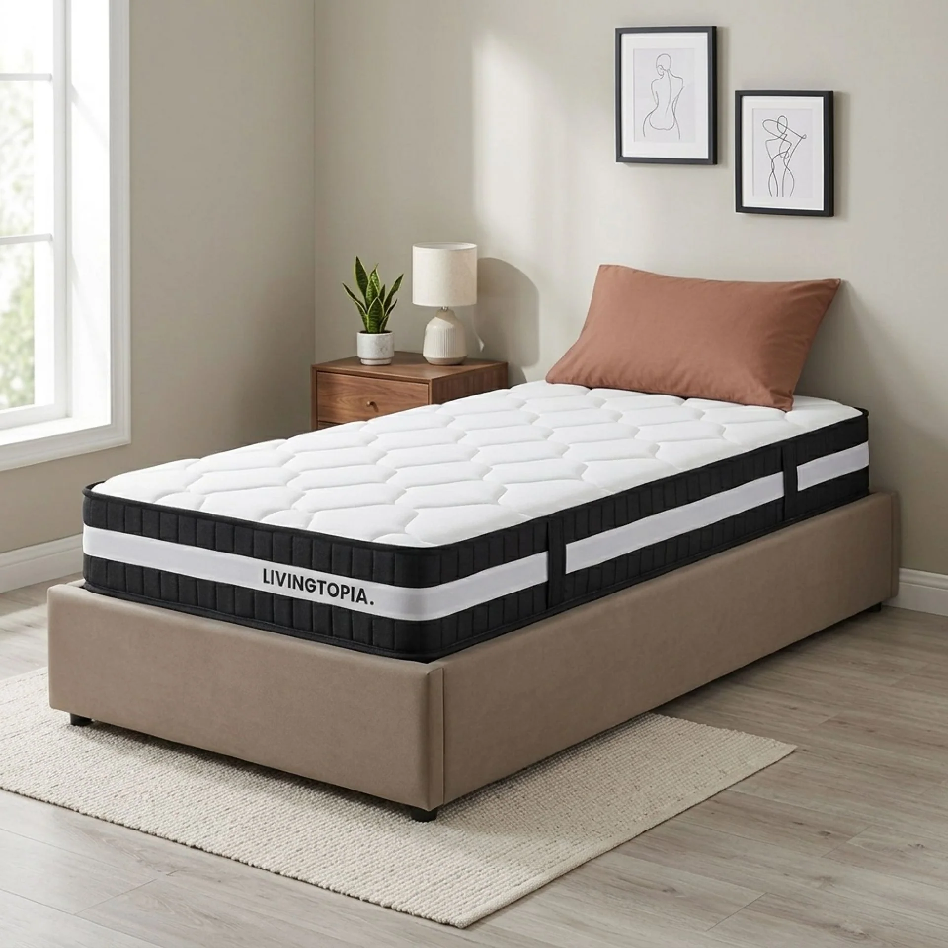 Comfort Plus Pocket Spring Mattress - Single - Image 14