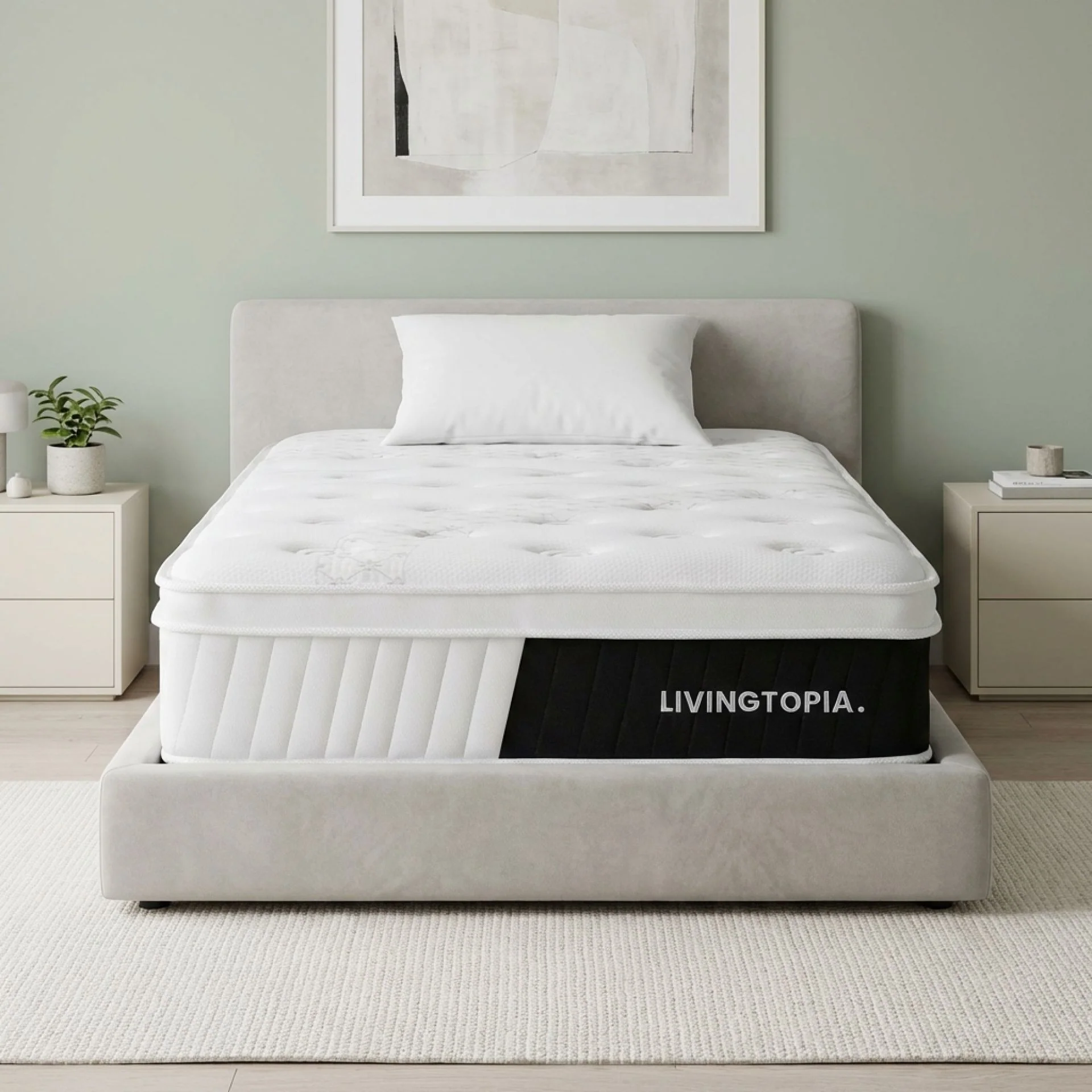 Comfort Pro Pocket Spring Mattress - King Single - Image 15