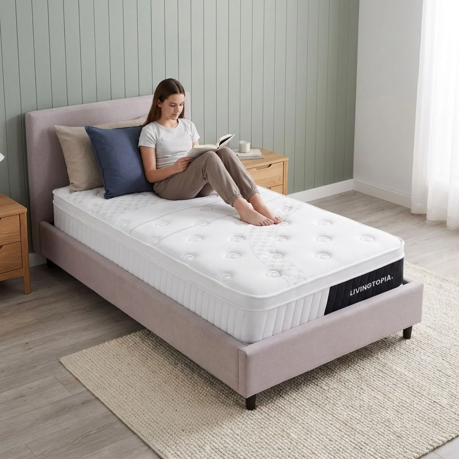Comfort Pro Pocket Spring Mattress - King Single - Image 17