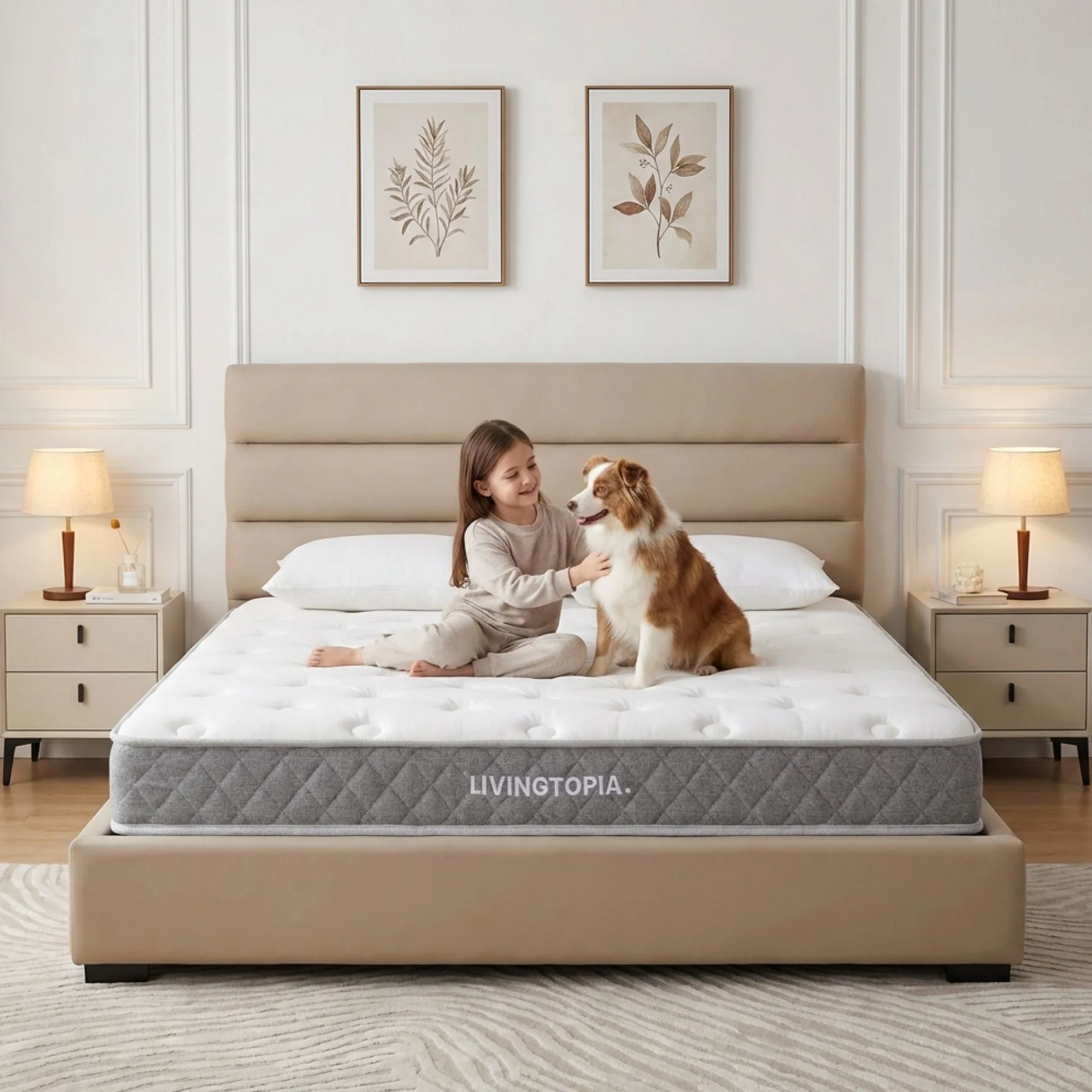 LivingTopia DreamNest Classic Double Mattress