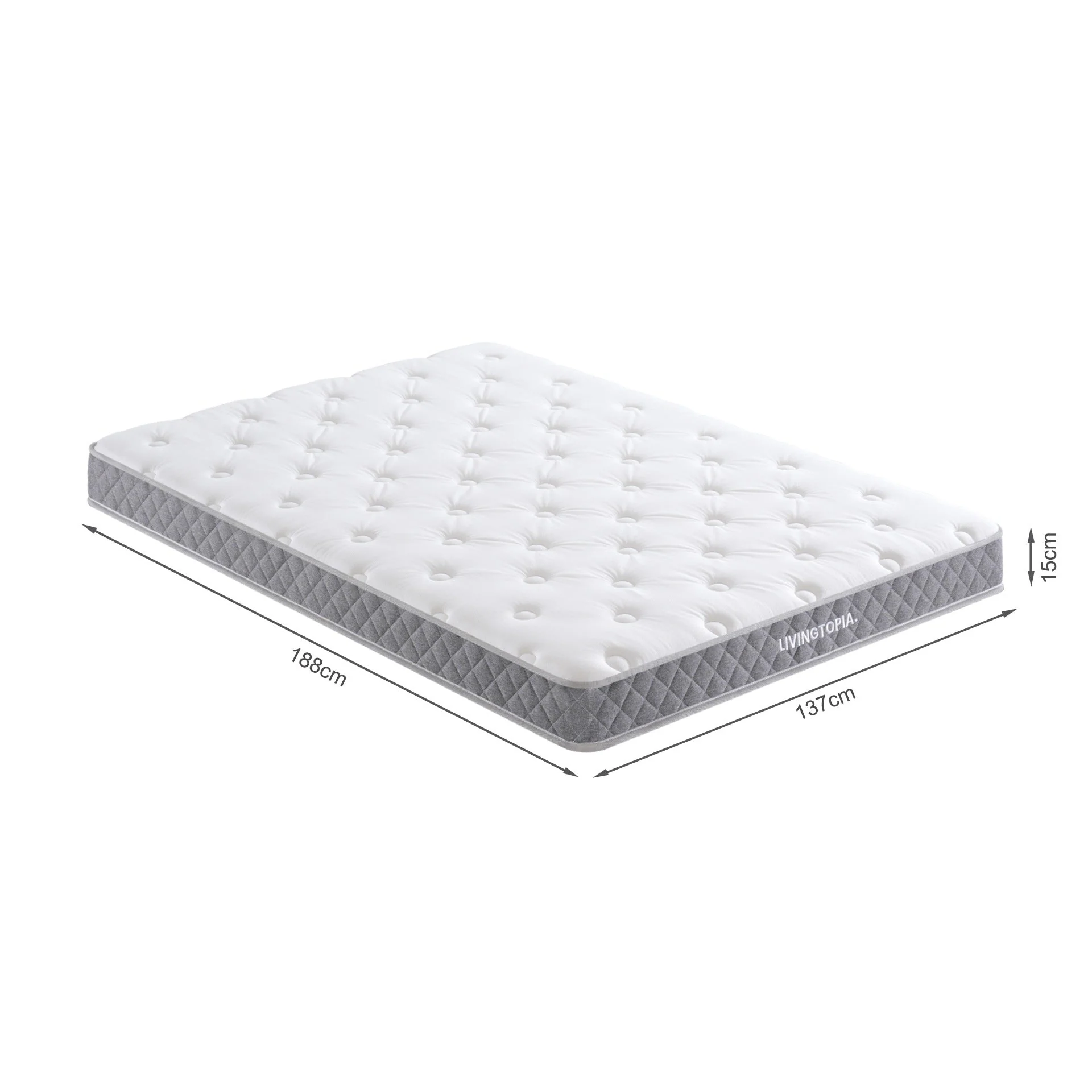 LivingTopia DreamNest Classic Double Mattress - Image 12