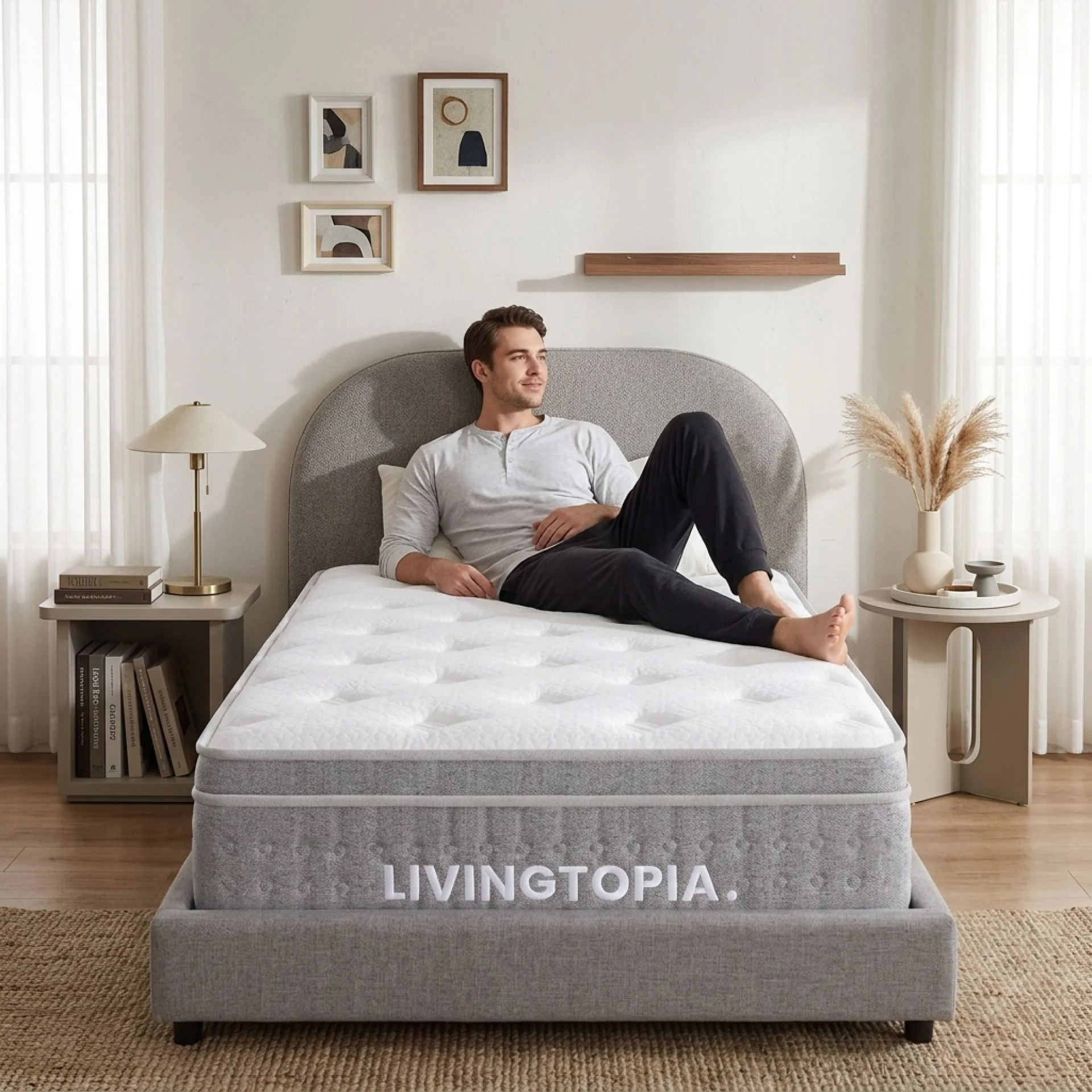 LivingTopia DreamNest Prime Single Mattress