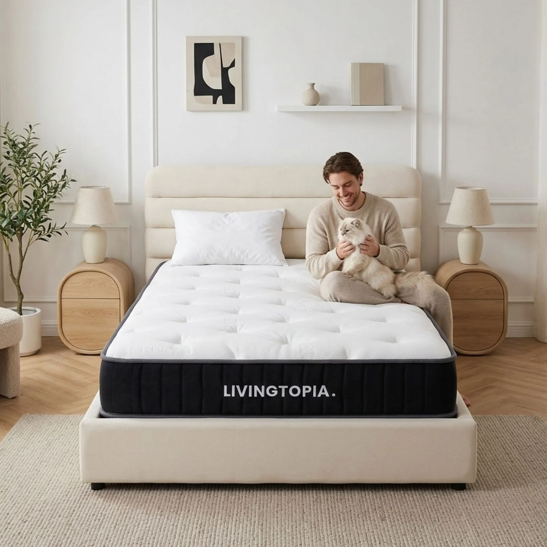 LivingTopia FirmNest Classic King Single Mattress