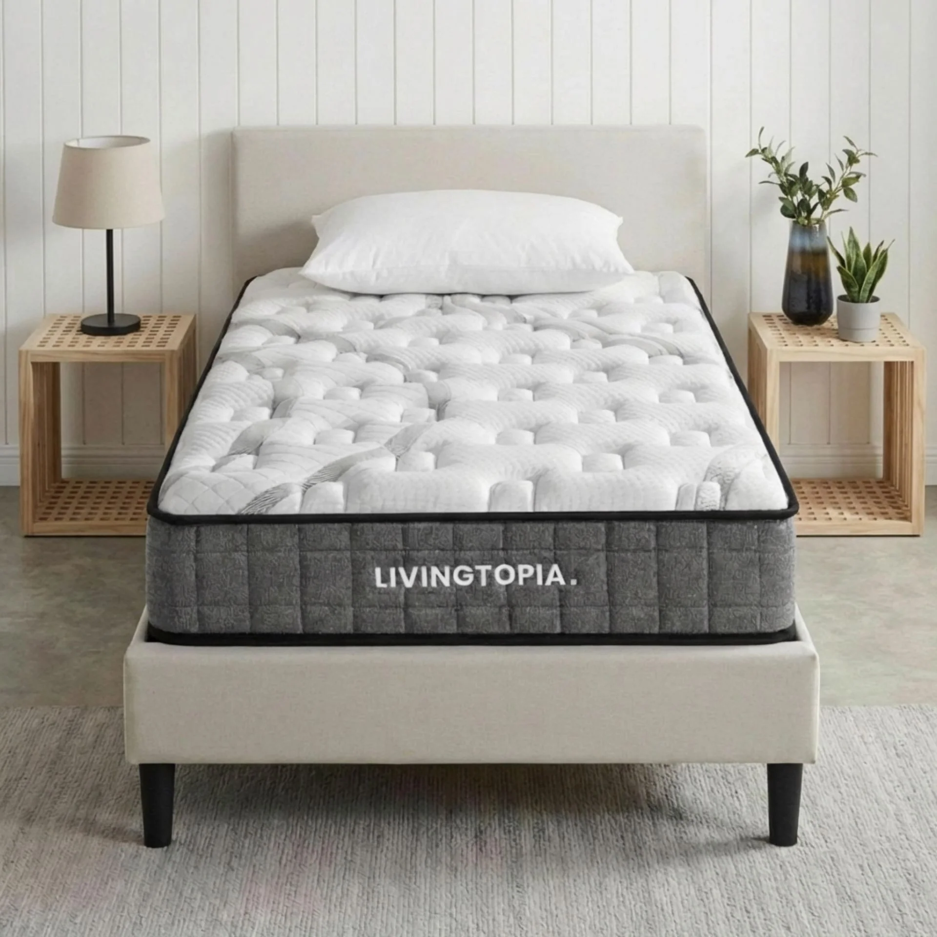LivingTopia Hybrid Classic Single Mattress - Image 4