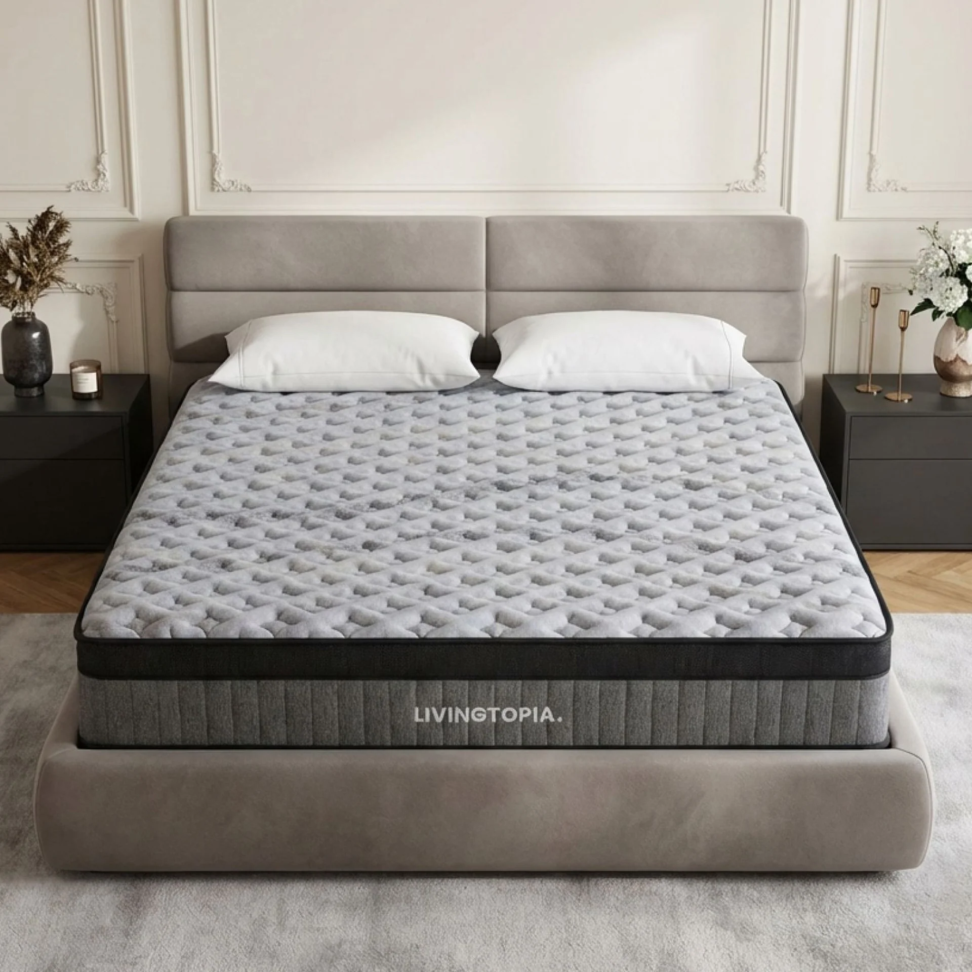 LivingTopia Hybrid Plus Queen Mattress - Image 4