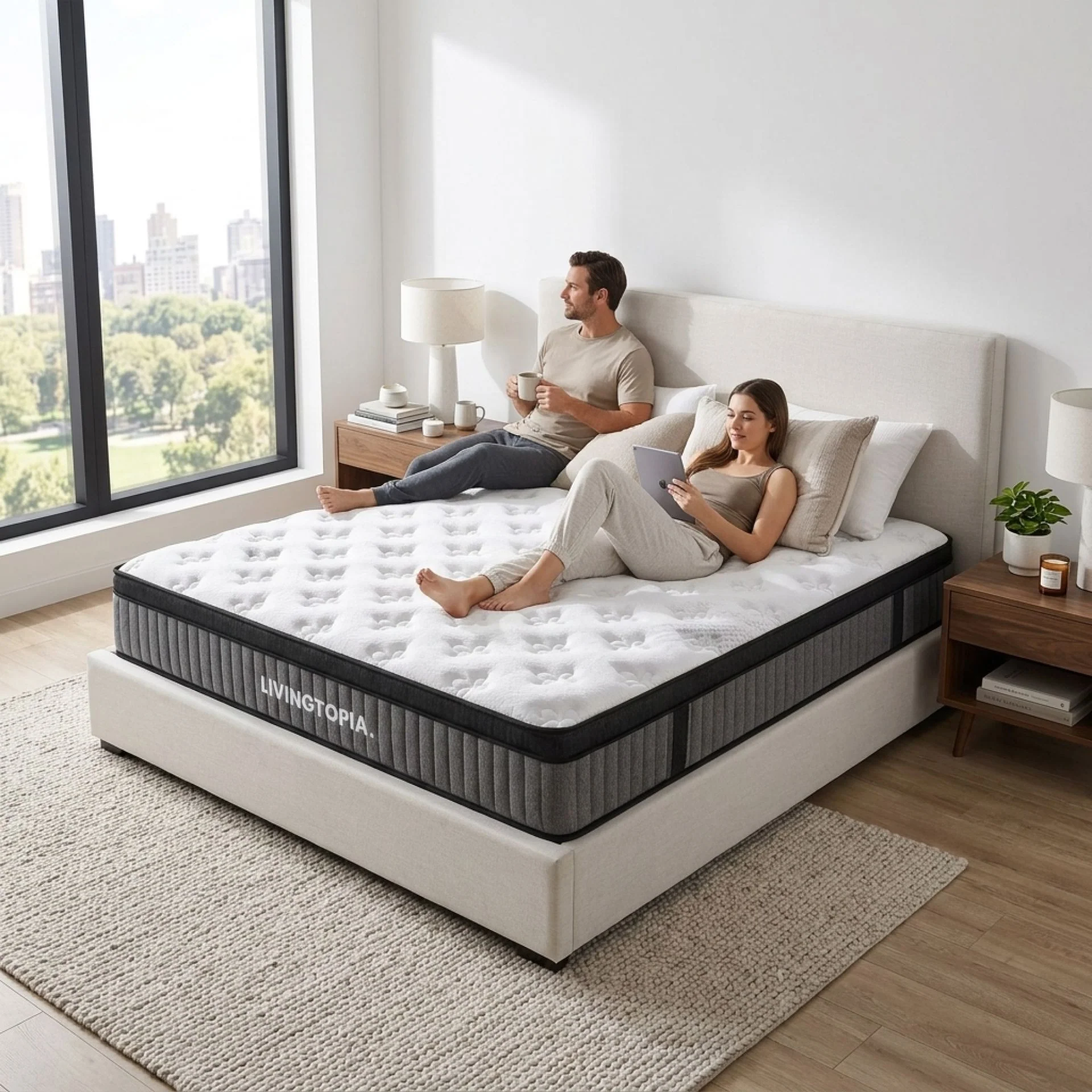 LivingTopia Hybrid Prime Super King Mattress - Image 15