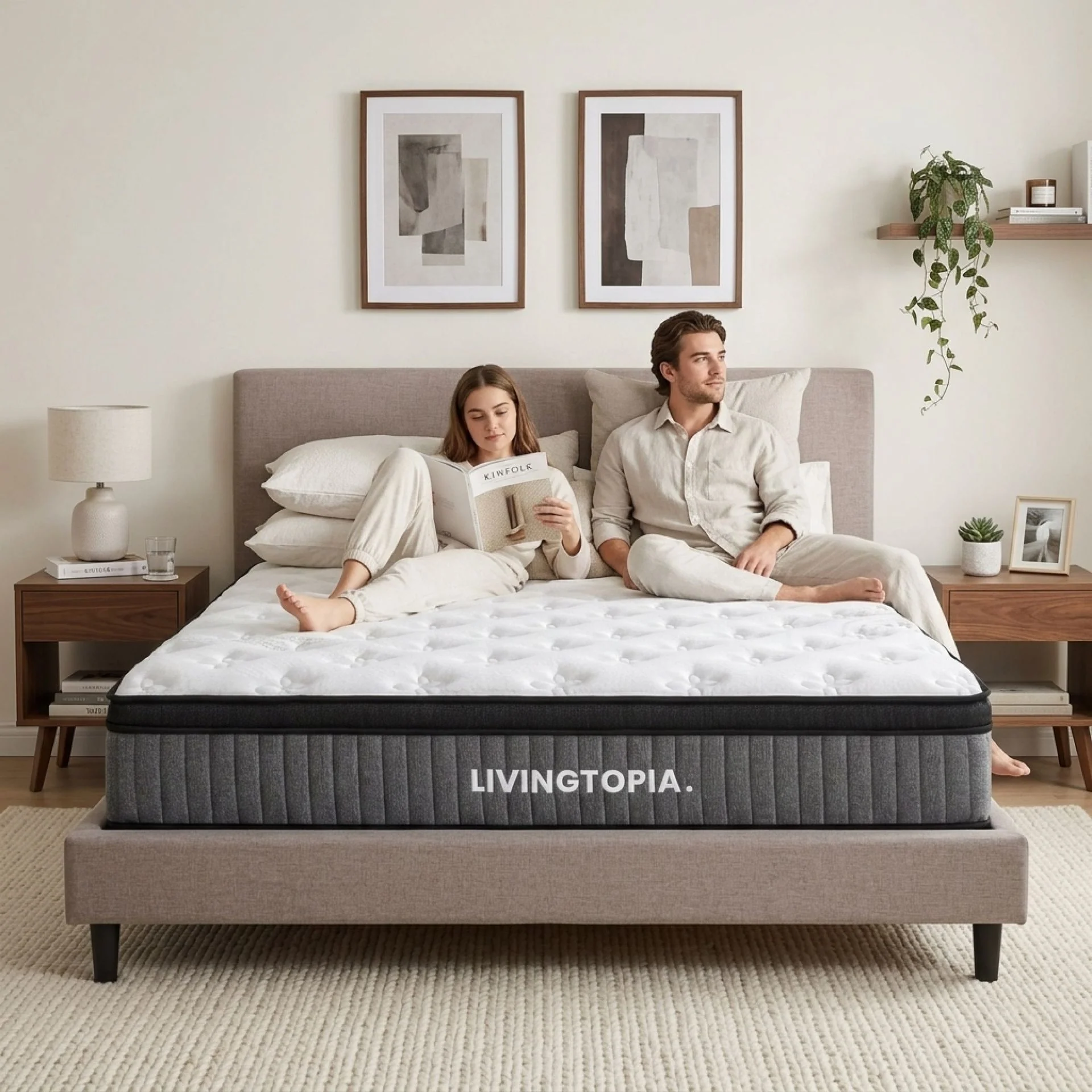LivingTopia Hybrid Prime Super King Mattress - Image 16