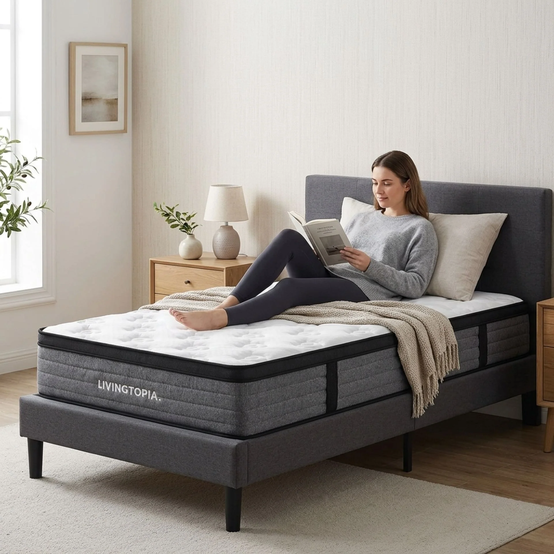 LivingTopia Hybrid Pro Single Mattress - Image 15