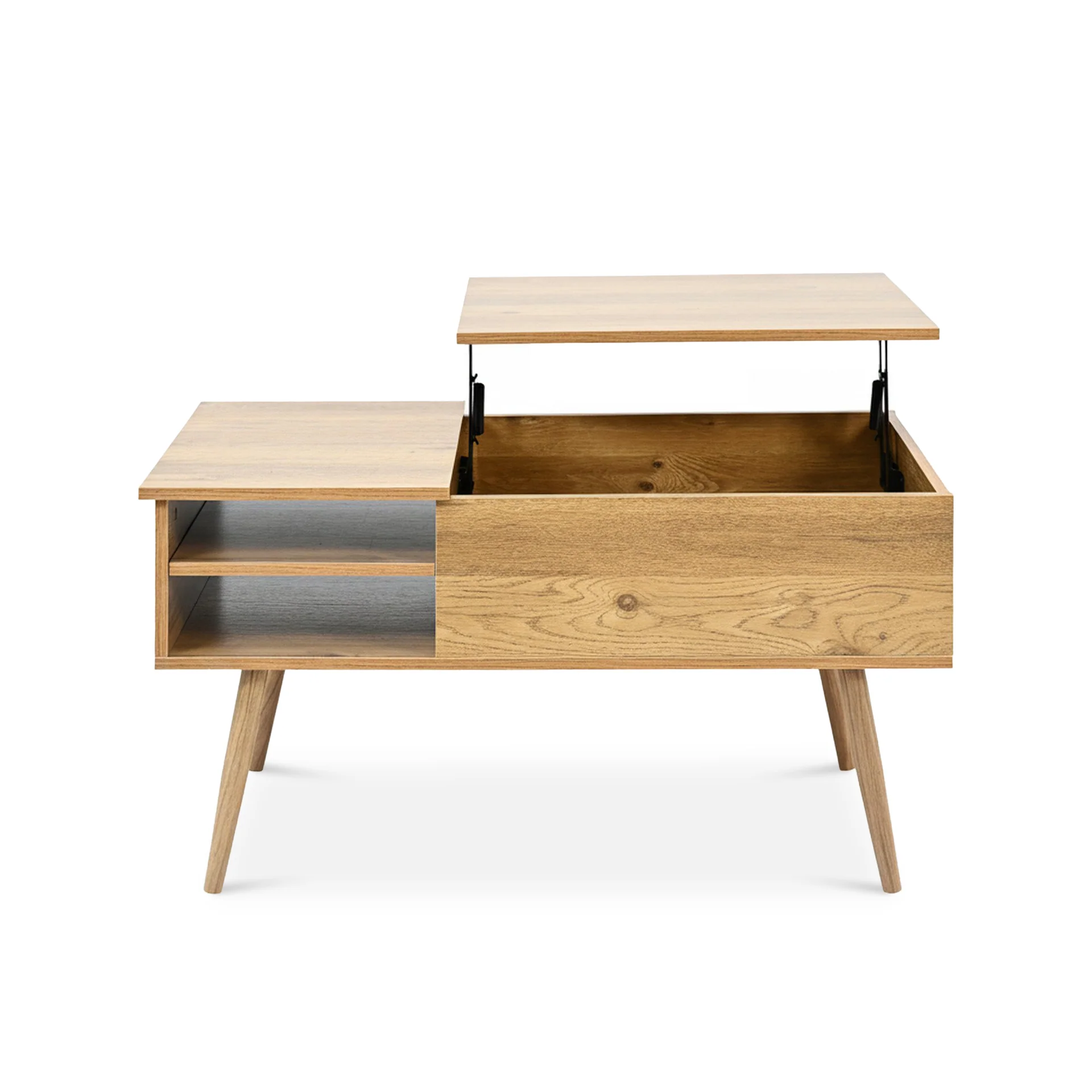 Lodge Lift Top Coffee Table - Oak - Image 11