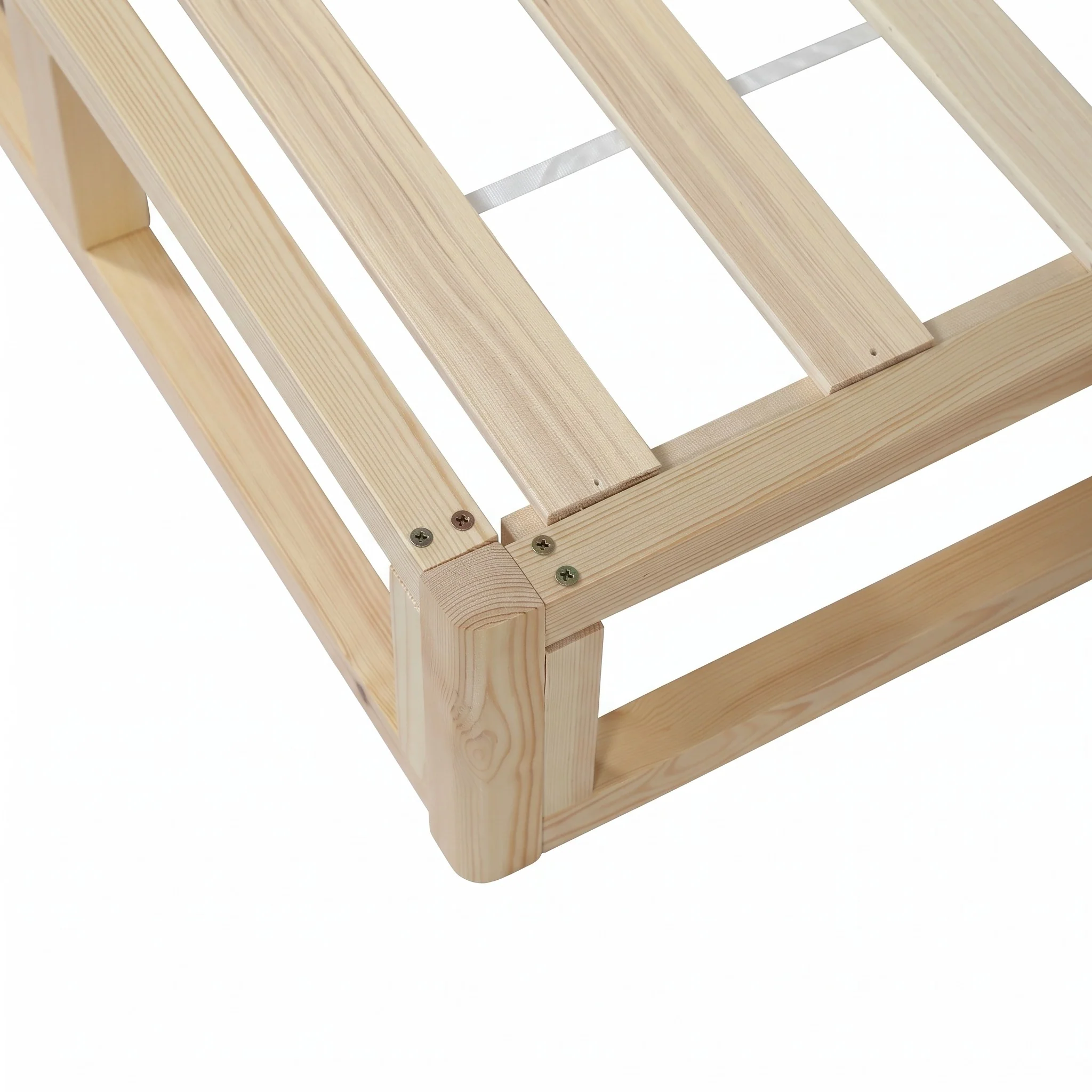 Loom King Single Wooden Bed Frame - Natural - Image 11