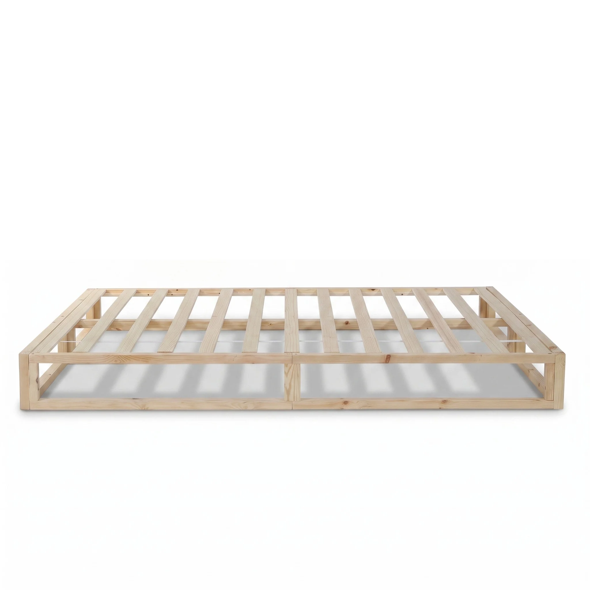 Loom Queen Wooden Bed Frame - Natural - Image 9