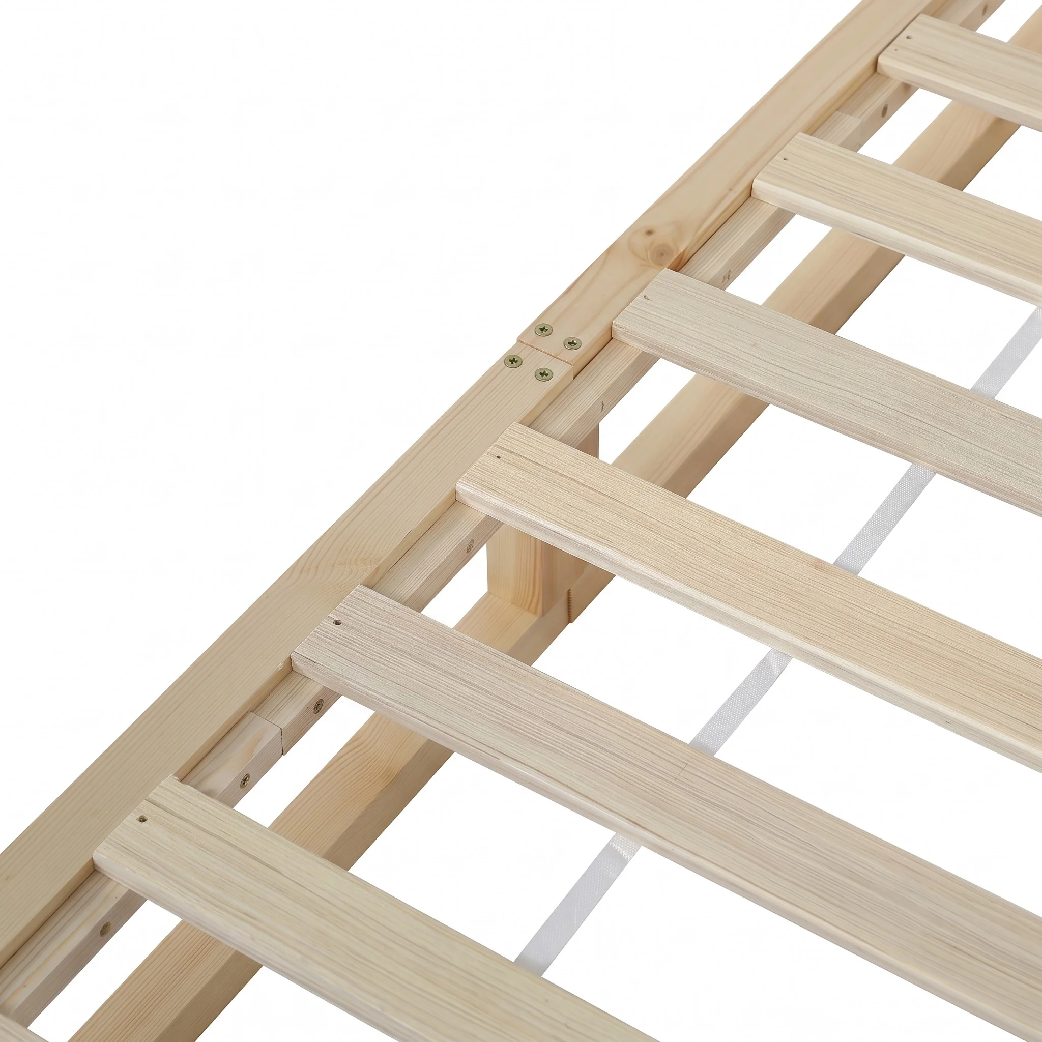 Loom Single Wooden Bed Frame - Natural - Image 11