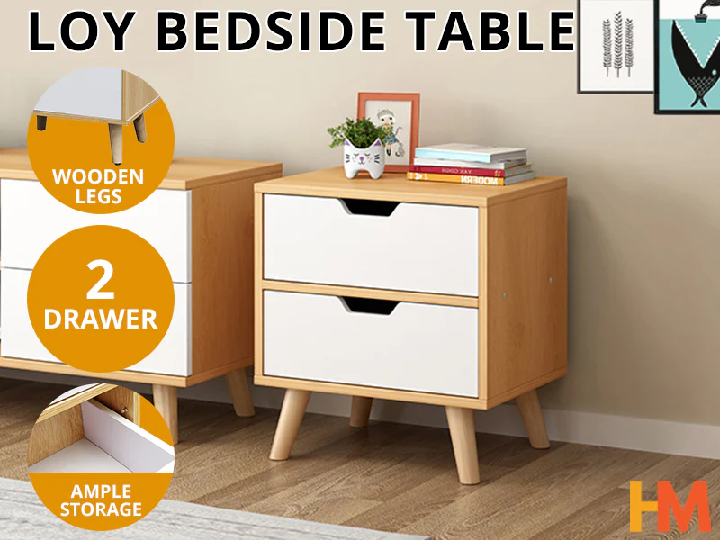 LOY Bedside Table - MAPLE - Image 7