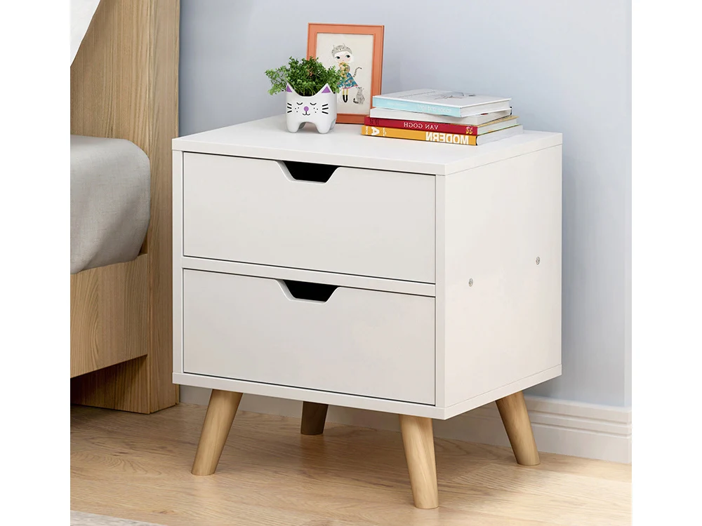 LOY Bedside Table - WHITE - Image 11