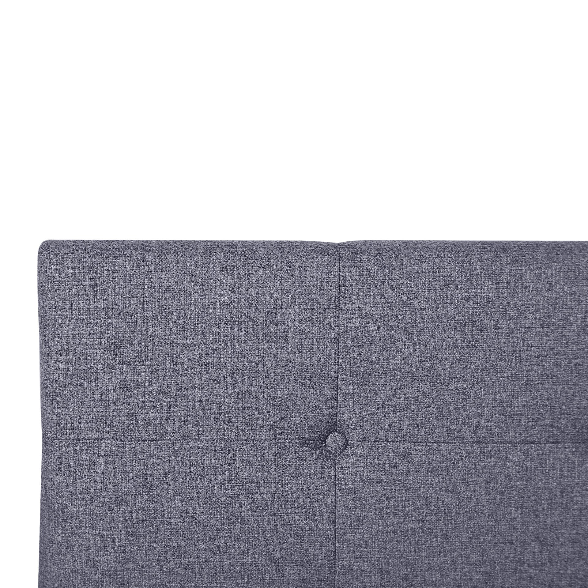 Lureva Linen Queen Gas Lift Bed Frame – Grey - Image 11