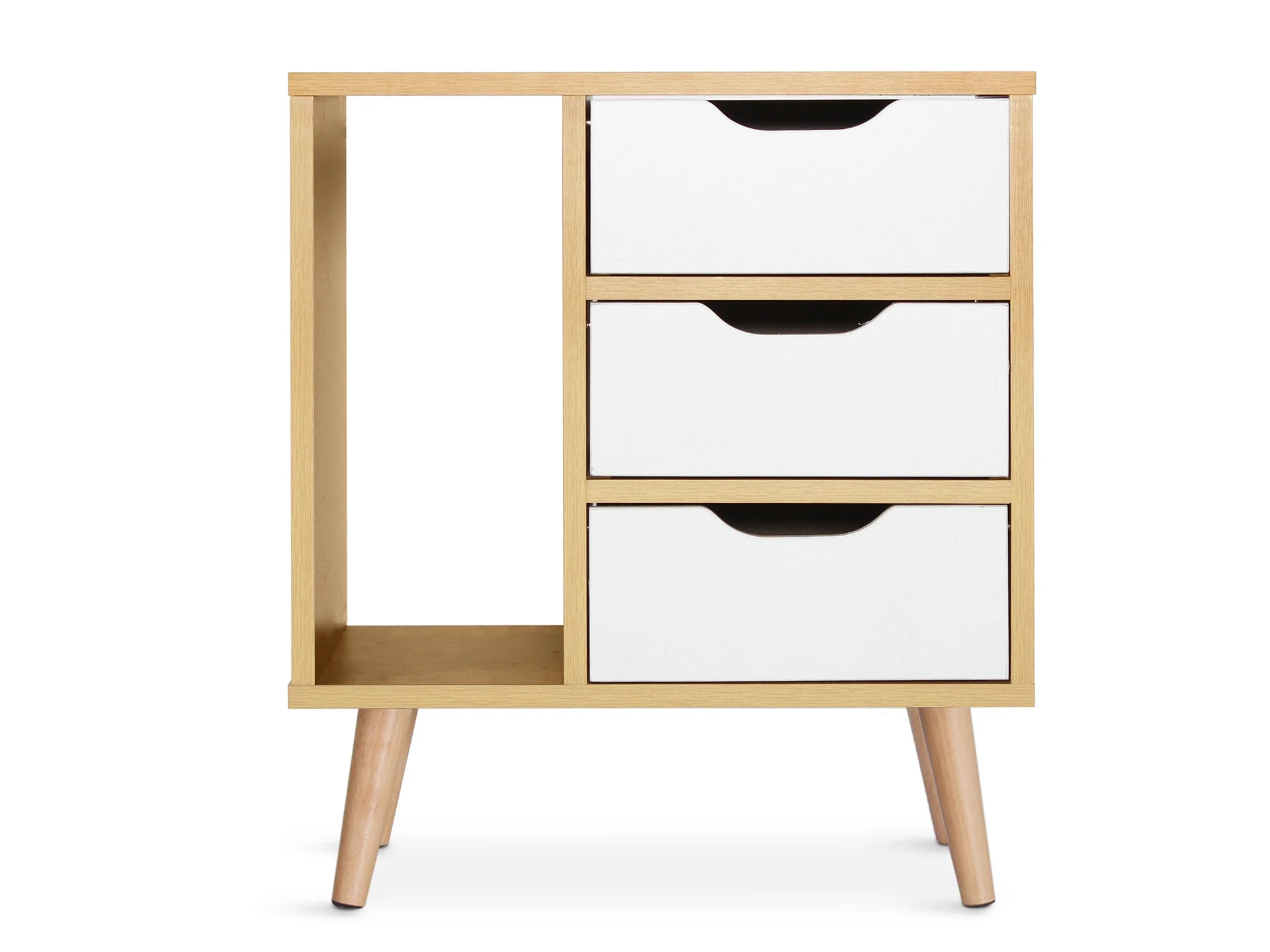 Luca Bedside Table - Maple - Image 3