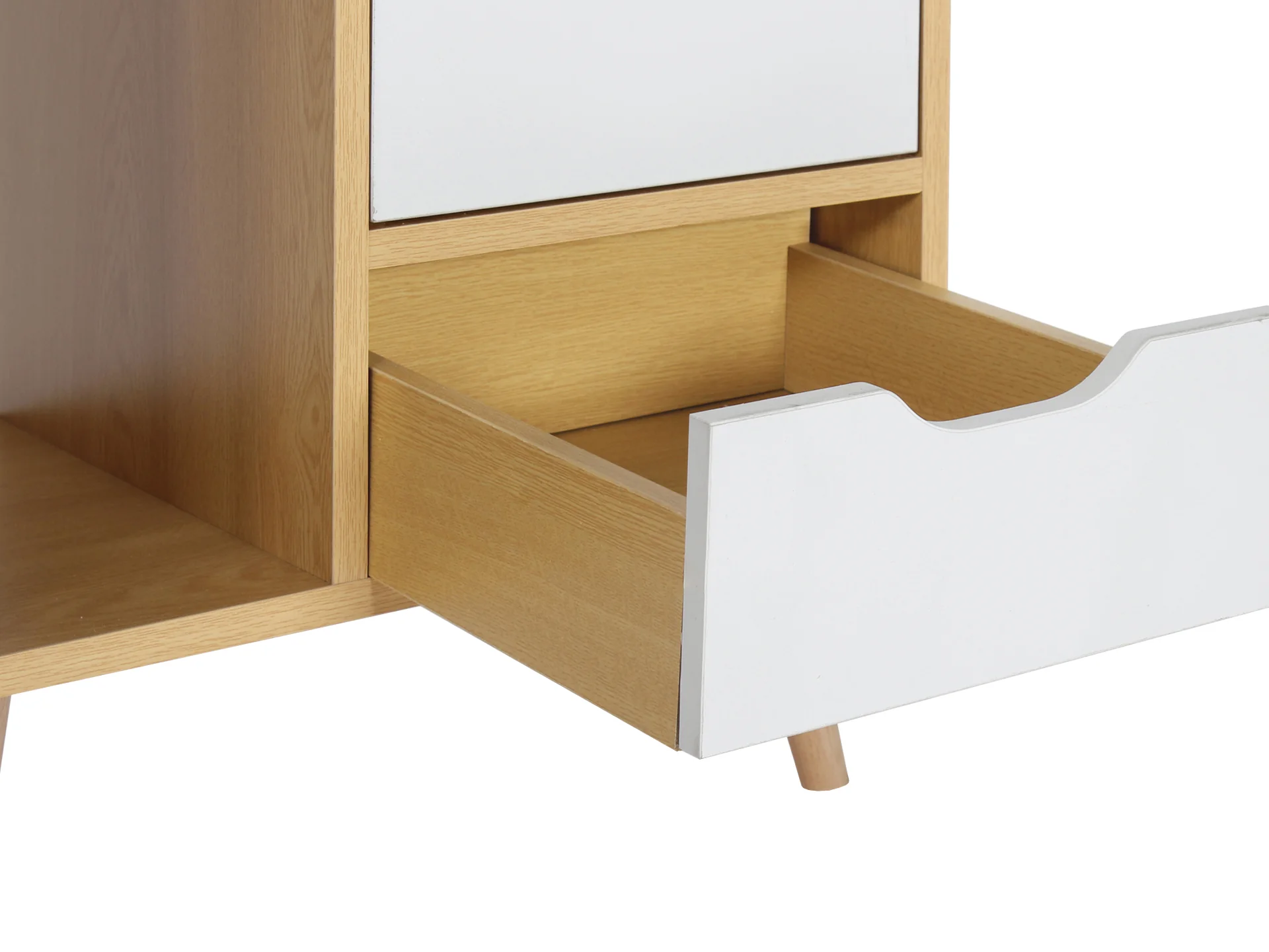 Luca Bedside Table - Maple - Image 5